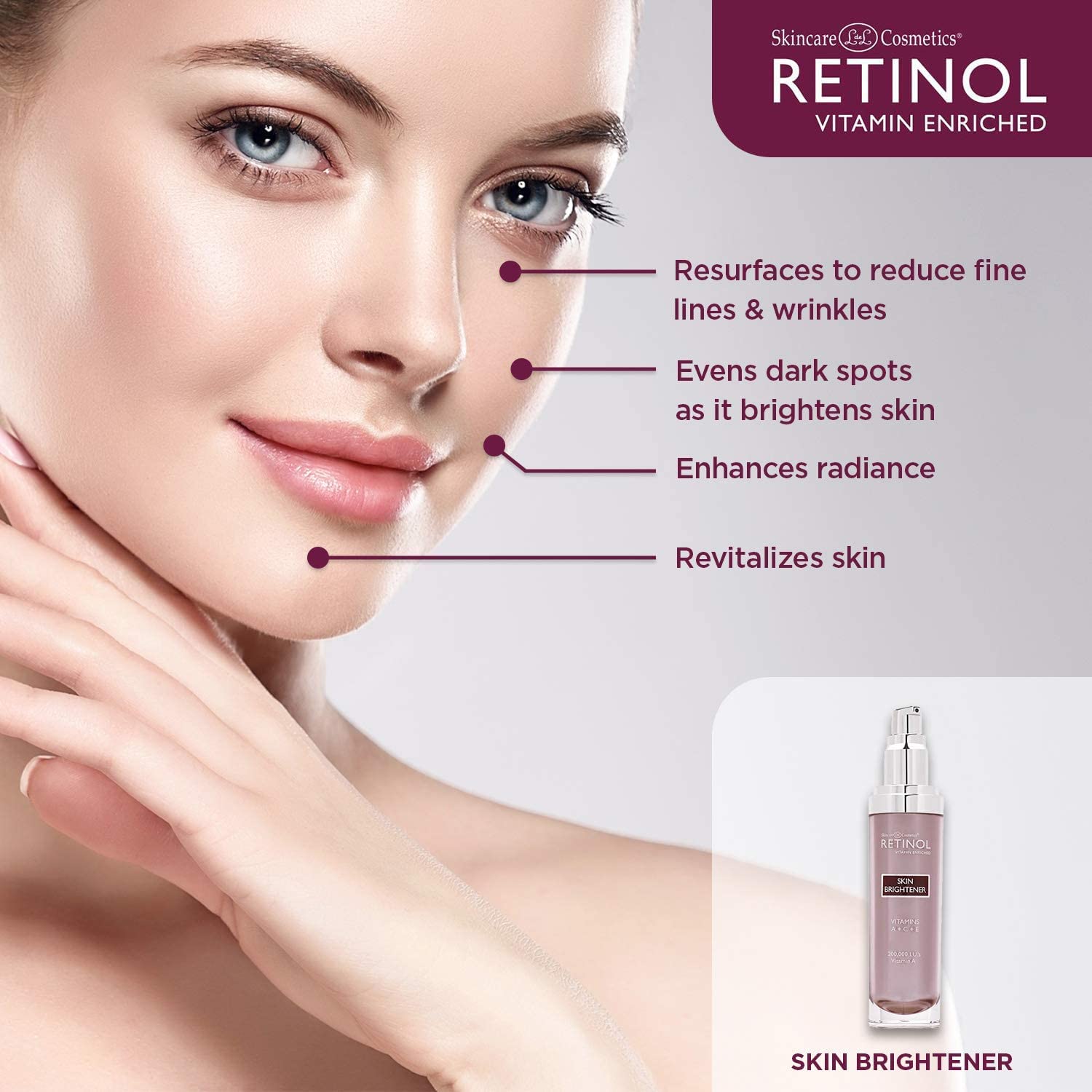Foto 3 pulgar | Iluminador De Piel Skincare Ldel Cosmetics Retinol Retinol - Venta Internacional.