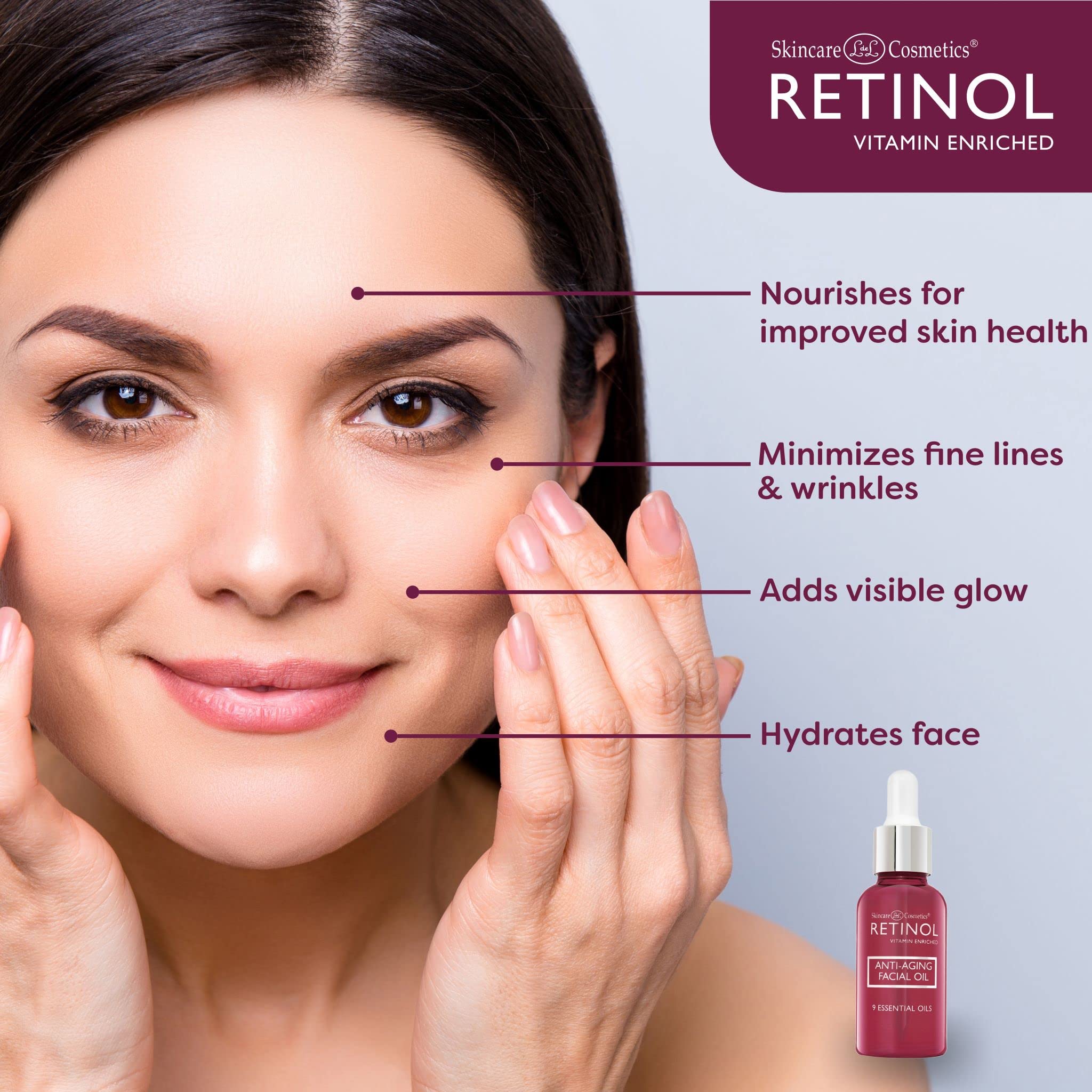 Foto 5 pulgar | Aceite Facial Con Retinol Antienvejecimiento Para Aumentar La Luminosidad, 30 Ml - Venta Internacional.