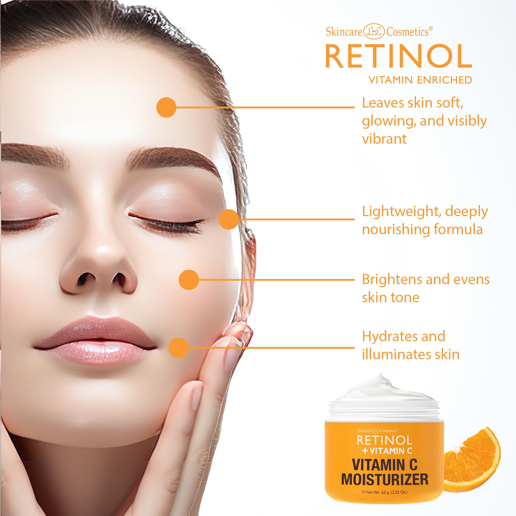 Foto 4 pulgar | Hidratante Facial Con Retinol Y Vitamina C - Venta Internacional.