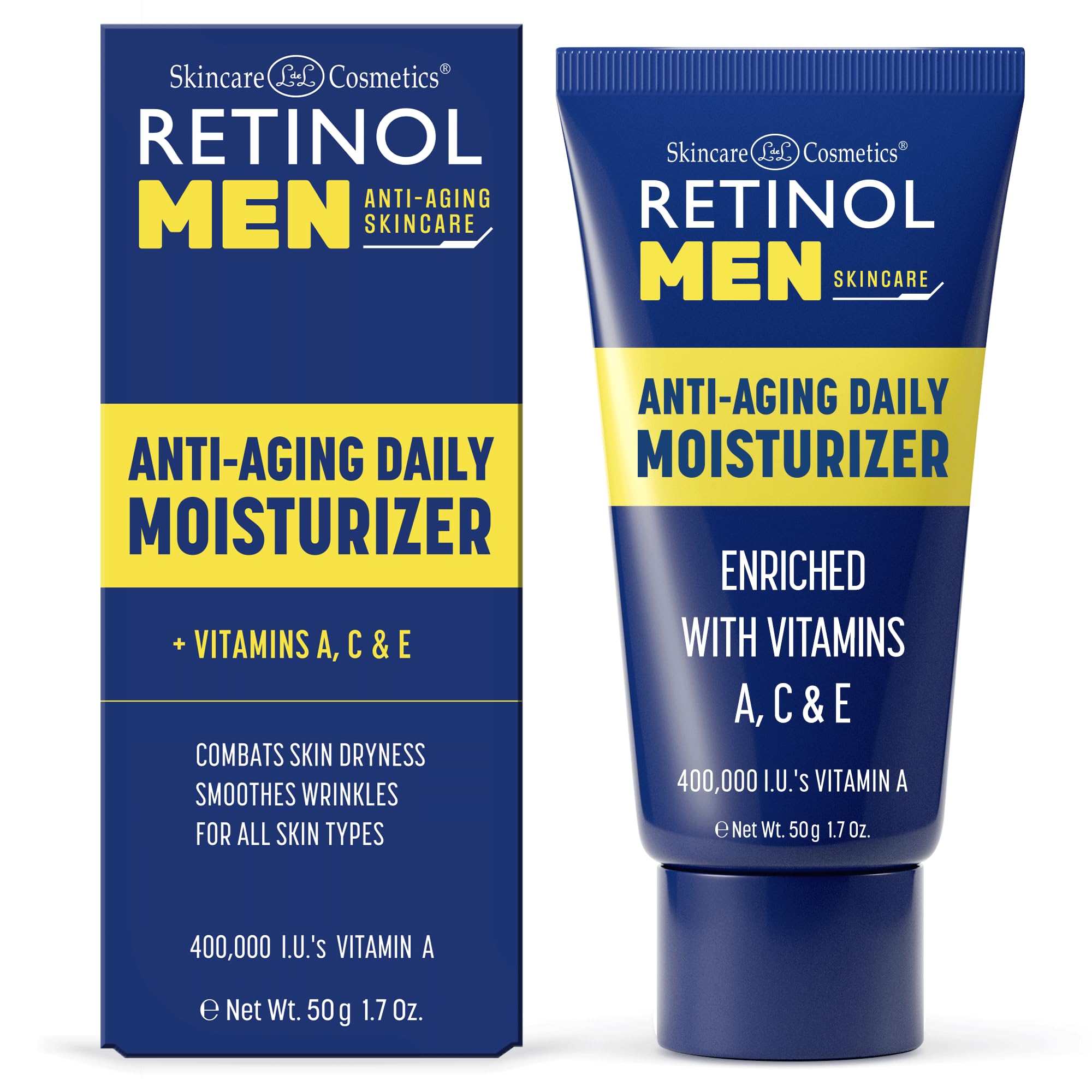 Foto 2 pulgar | Crema Hidratante Con Retinol Para Hombres De Uso Diario Con Vitamina A Exfoliante - Venta Internacional.