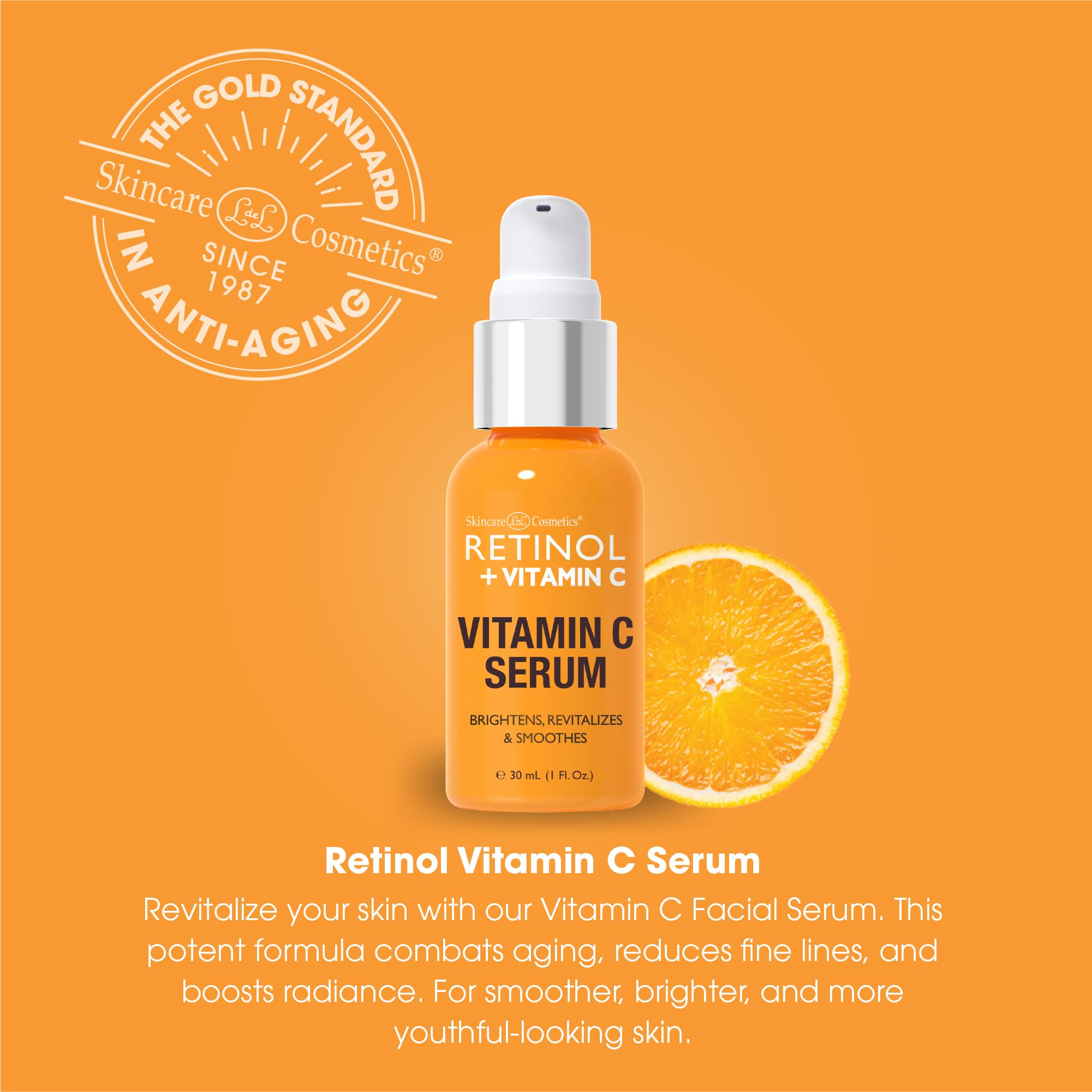 Foto 3 pulgar | Sérum Facial Antienvejecimiento Con Retinol Y Vitamina C, 30 Ml - Venta Internacional.