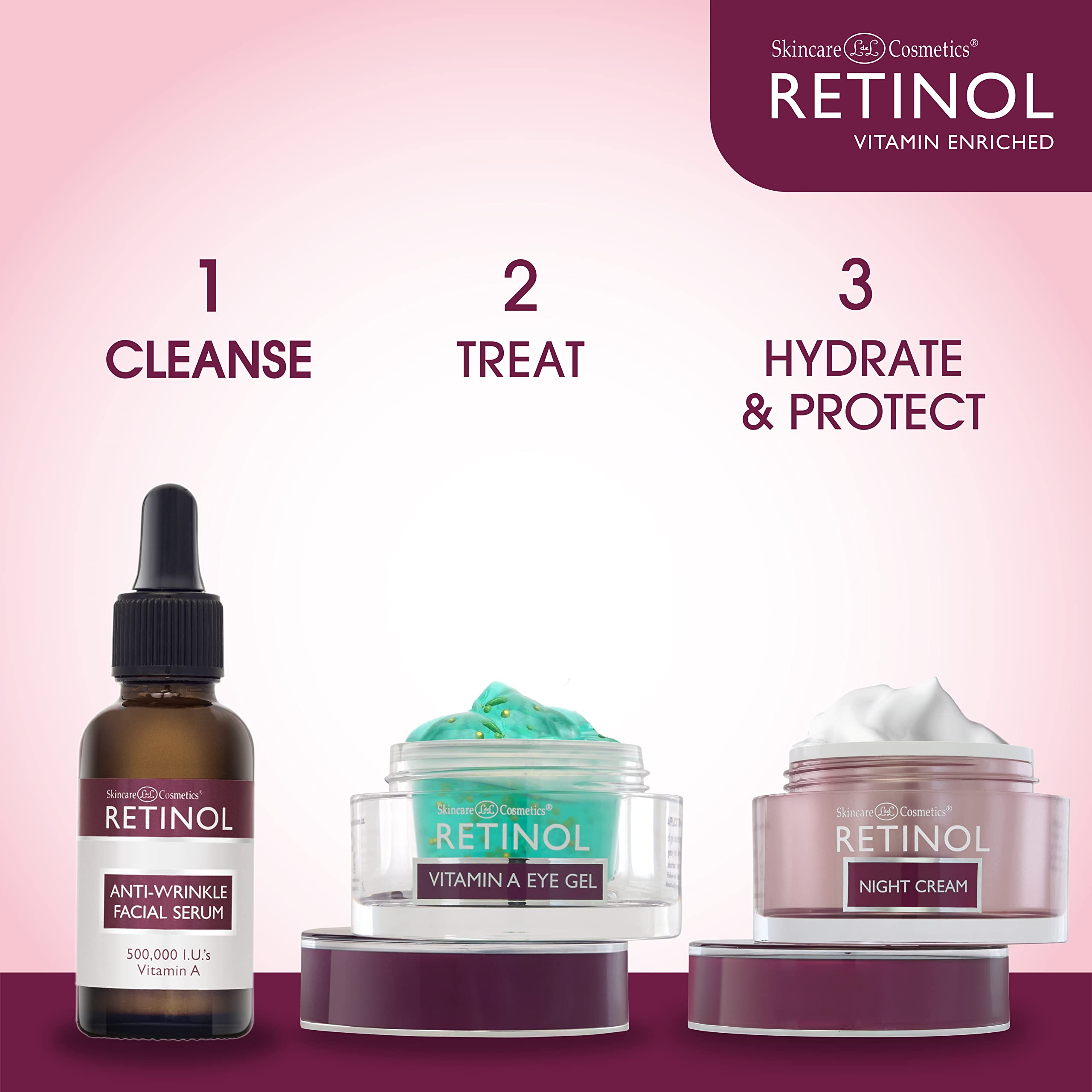 Foto 7 | Sérum Facial Antiarrugas Con Retinol Y Vitamina A 30 Ml - Venta Internacional.