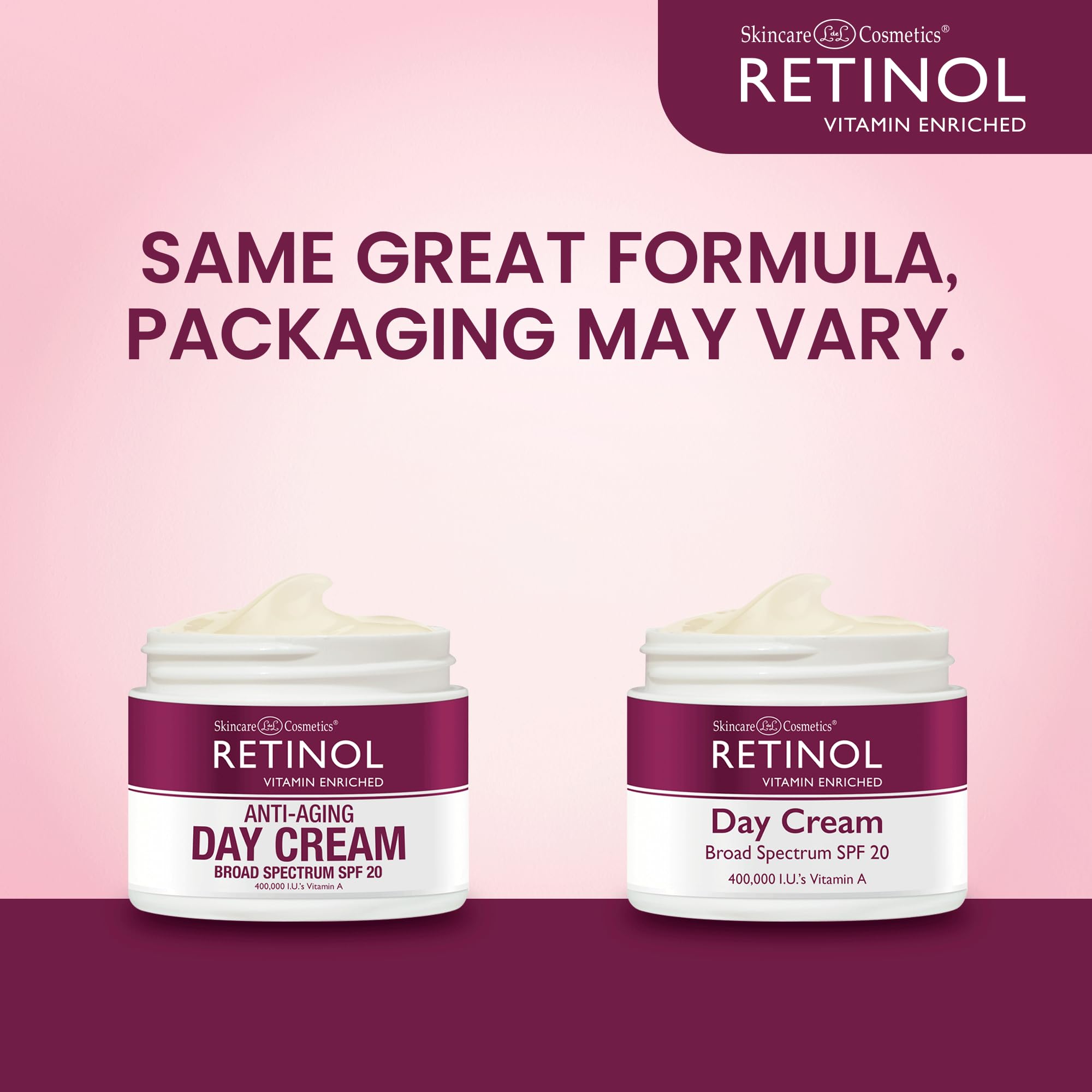 Foto 3 pulgar | Crema De Día Con Retinol Spf 20 De Skincare Ldel Cosmetics, 50 Ml - Venta Internacional.
