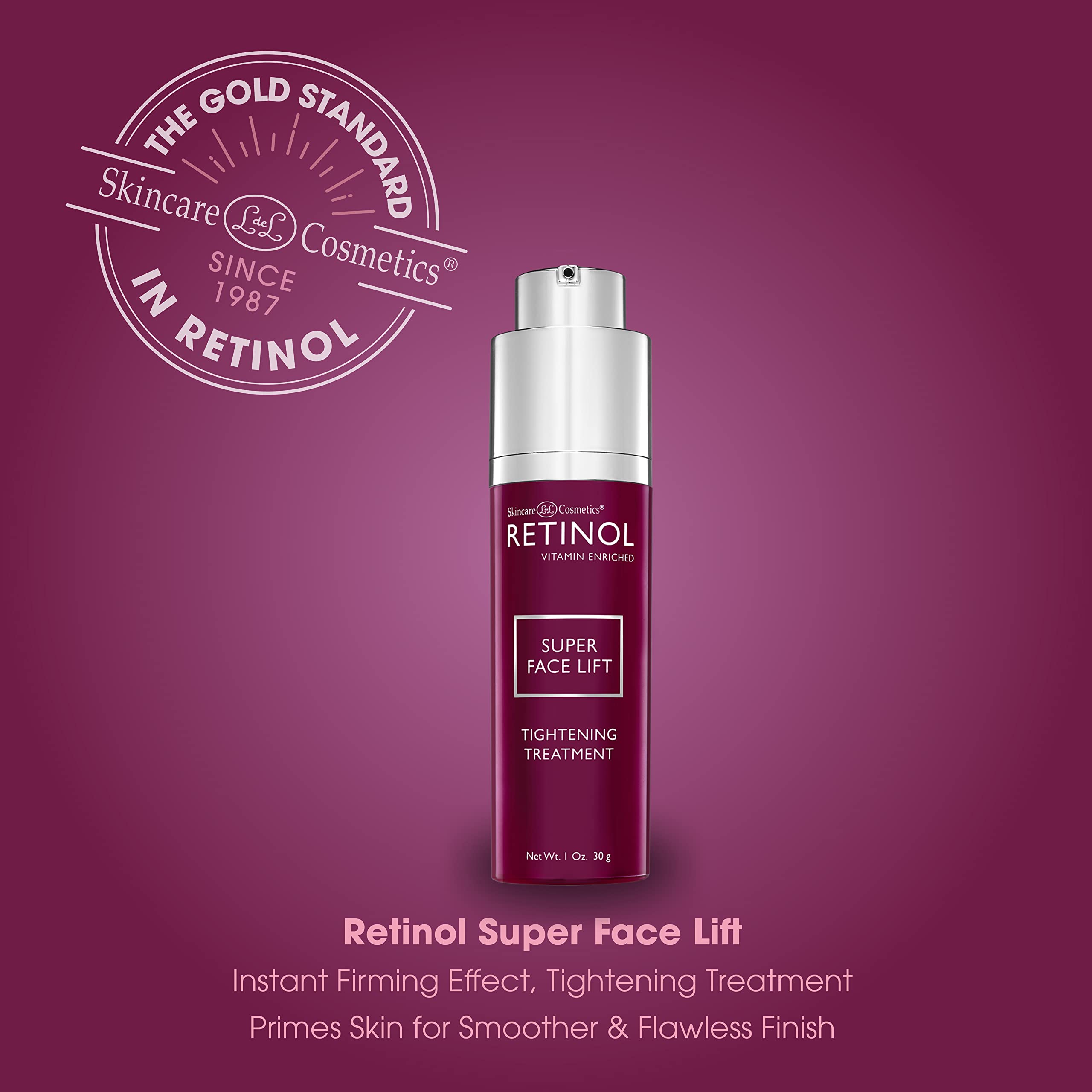 Foto 4 pulgar | Retinol Superreafirmante Para Estiramiento Facial Con Vitaminas C Y E, 30 G - Venta Internacional.