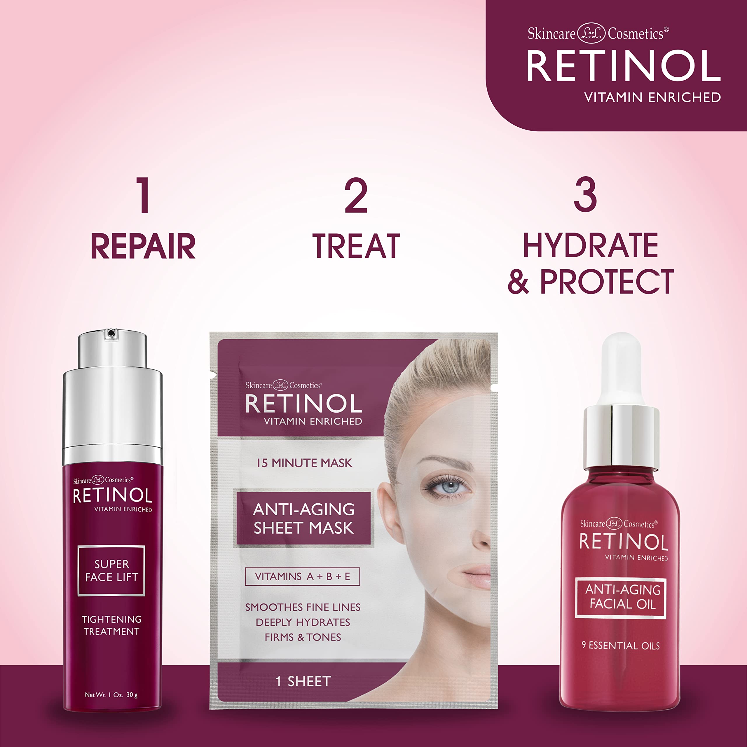 Foto 8 pulgar | Retinol Superreafirmante Para Estiramiento Facial Con Vitaminas C Y E, 30 G - Venta Internacional.