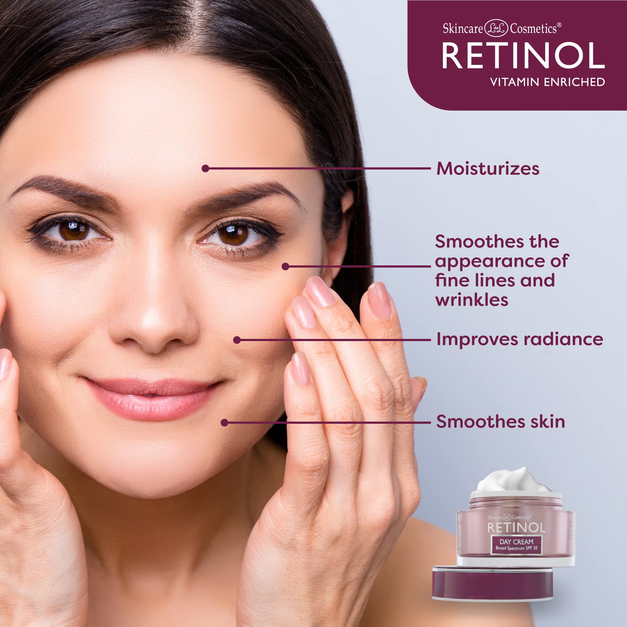 Foto 5 pulgar | Crema De Día Retinol Spf 20 De Amplio Espectro 50 Ml - Retinol - Venta Internacional.