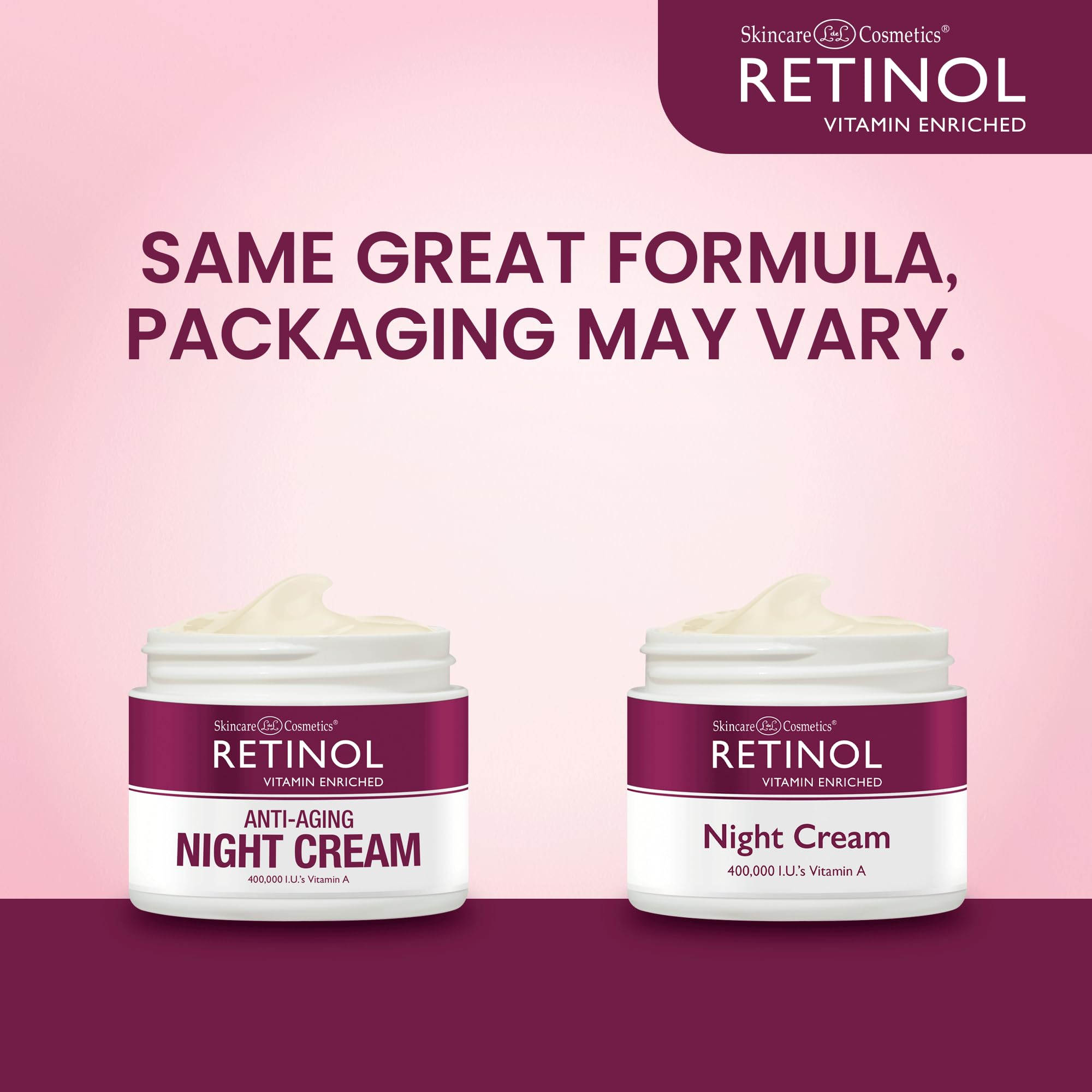 Foto 3 pulgar | Crema De Noche Retinol Ldel Cosmetics Con Vitaminas A + C + E 50 Ml - Venta Internacional.