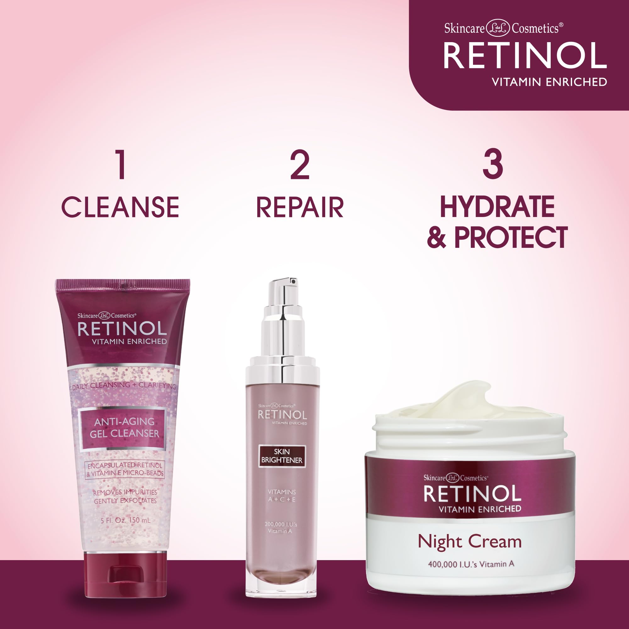 Foto 8 pulgar | Crema De Noche Retinol Ldel Cosmetics Con Vitaminas A + C + E 50 Ml - Venta Internacional.