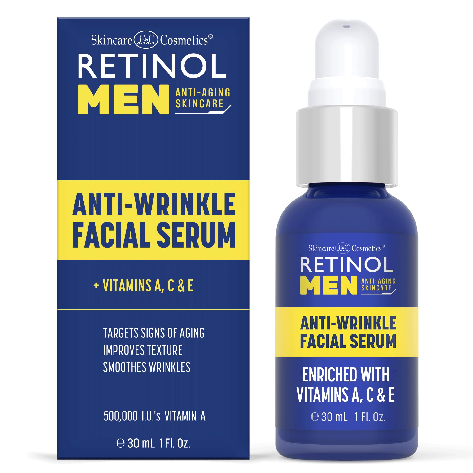 Foto 2 pulgar | Sérum Facial Con Retinol Antiarrugas Para Hombre 30 Ml - Venta Internacional.