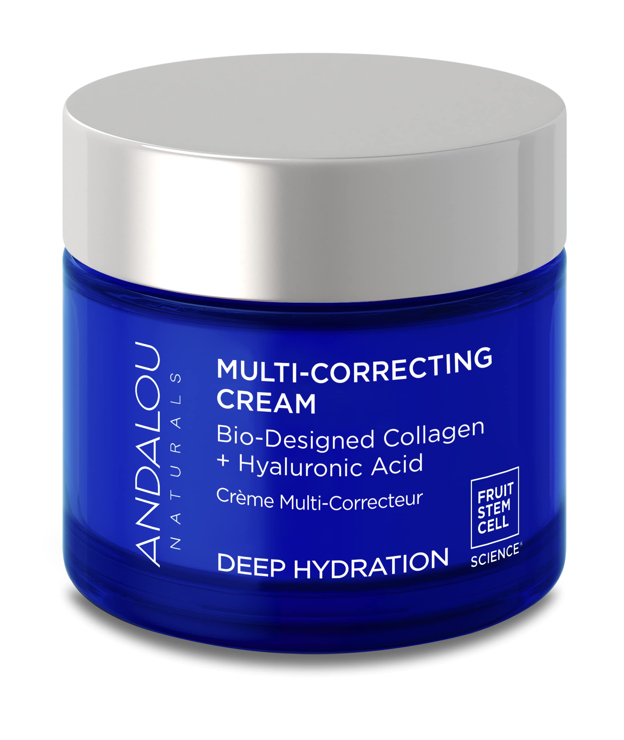 Crema Hidratante Andalou Naturals Deep Hydration 50 Ml Con Ácido Hialurónico Y Colágeno Vegano - Venta Internacional.