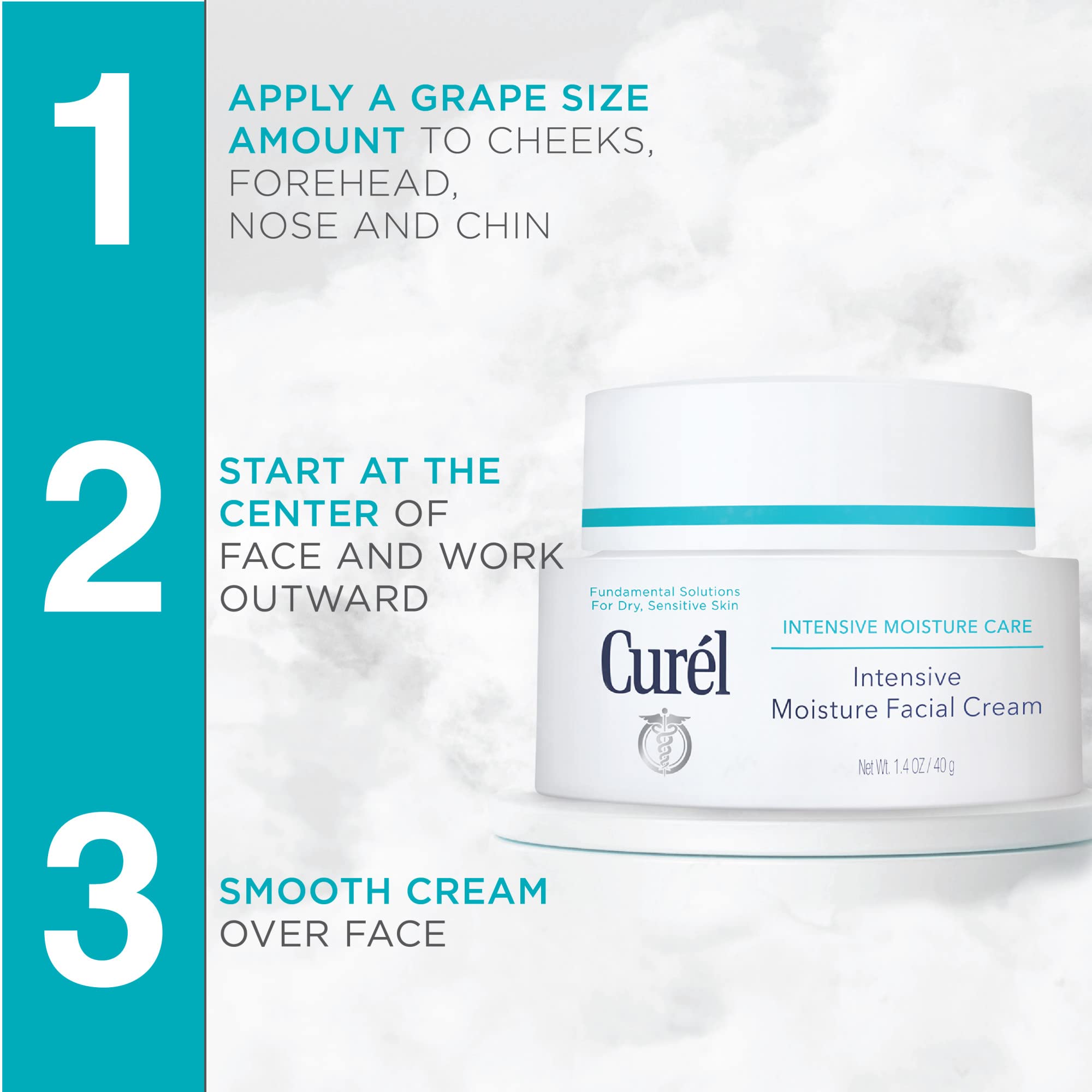 Foto 7 pulgar | Crema Hidratante Curel Intensive Face 40 Ml Dry Sensitive - Venta Internacional.
