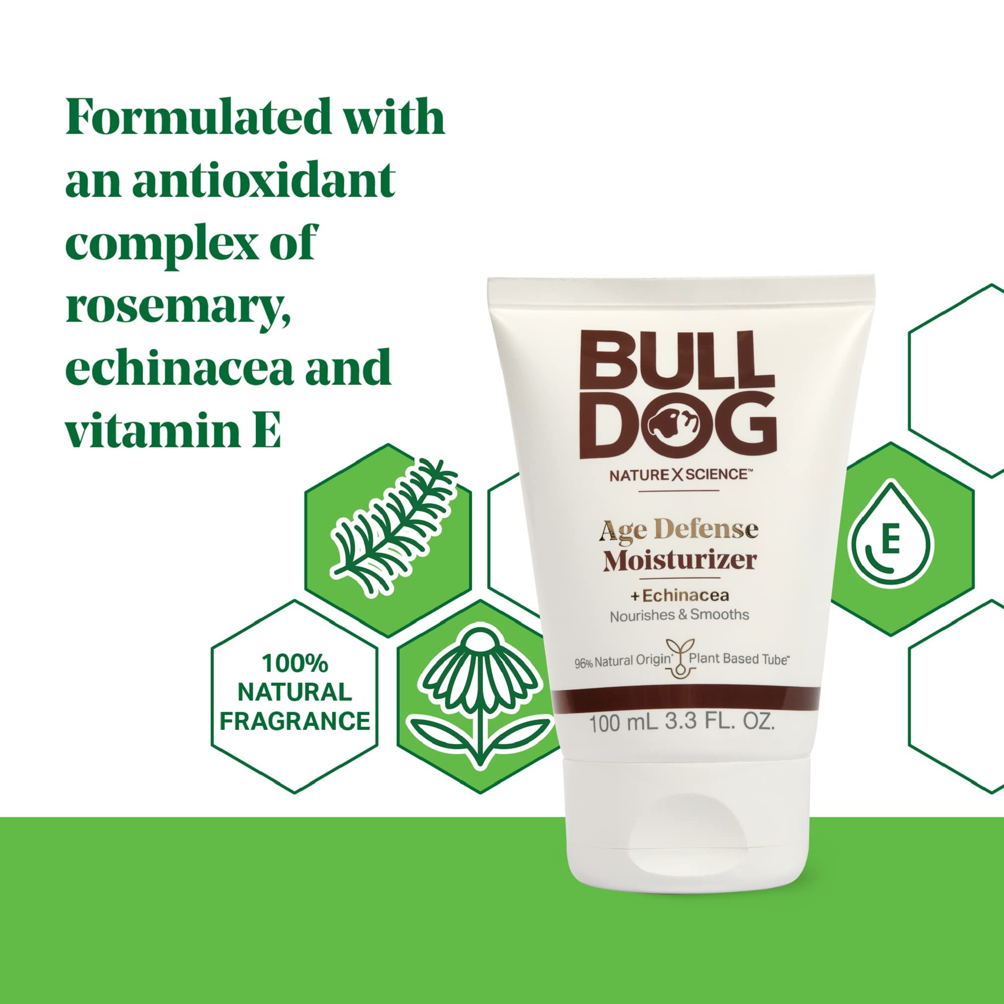 Foto 3 pulgar | Crema Hidratante Bulldog Mens Skincare Age Defense 100 Ml - Venta Internacional.