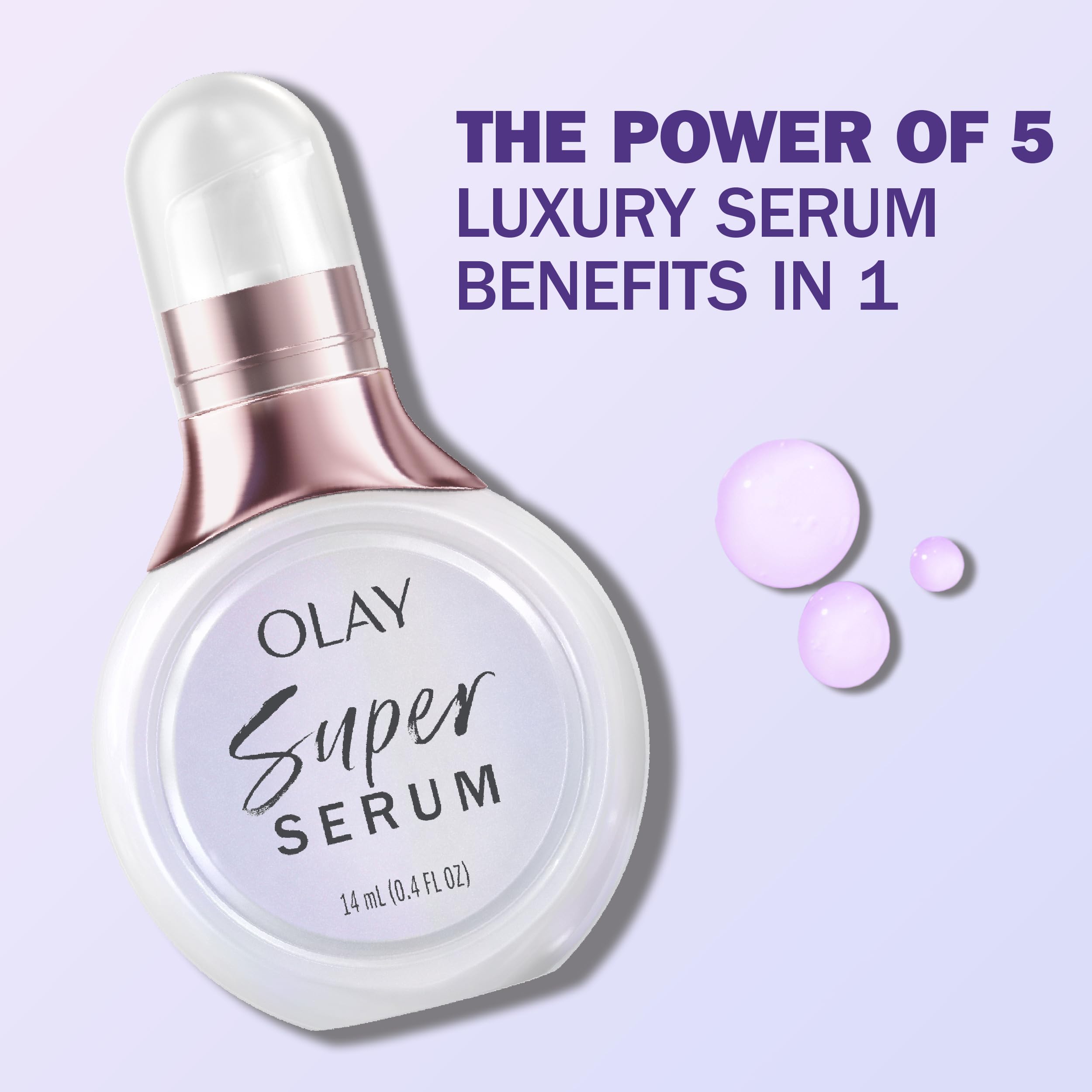 Foto 3 pulgar | Serum Olay Super Serum 5 En 1, Rejuvenecedor Ligero, 12 Ml - Venta Internacional.