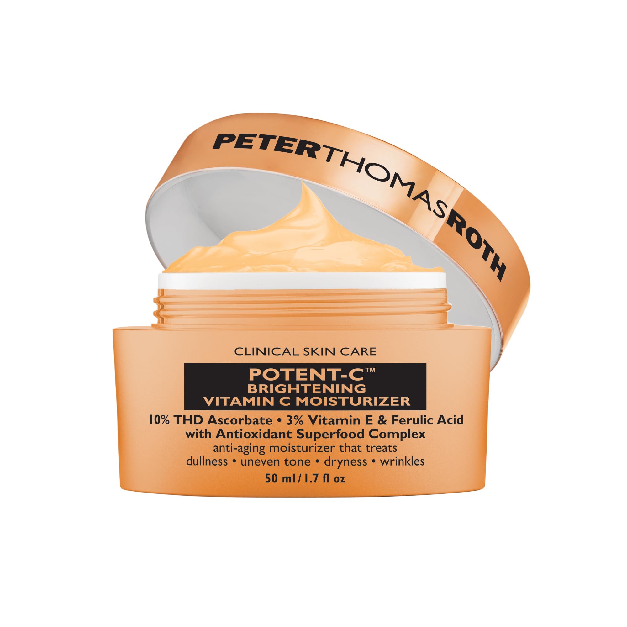 Hidratante Peter Thomas Roth Potent-c Vitamina C Iluminadora - Venta Internacional.