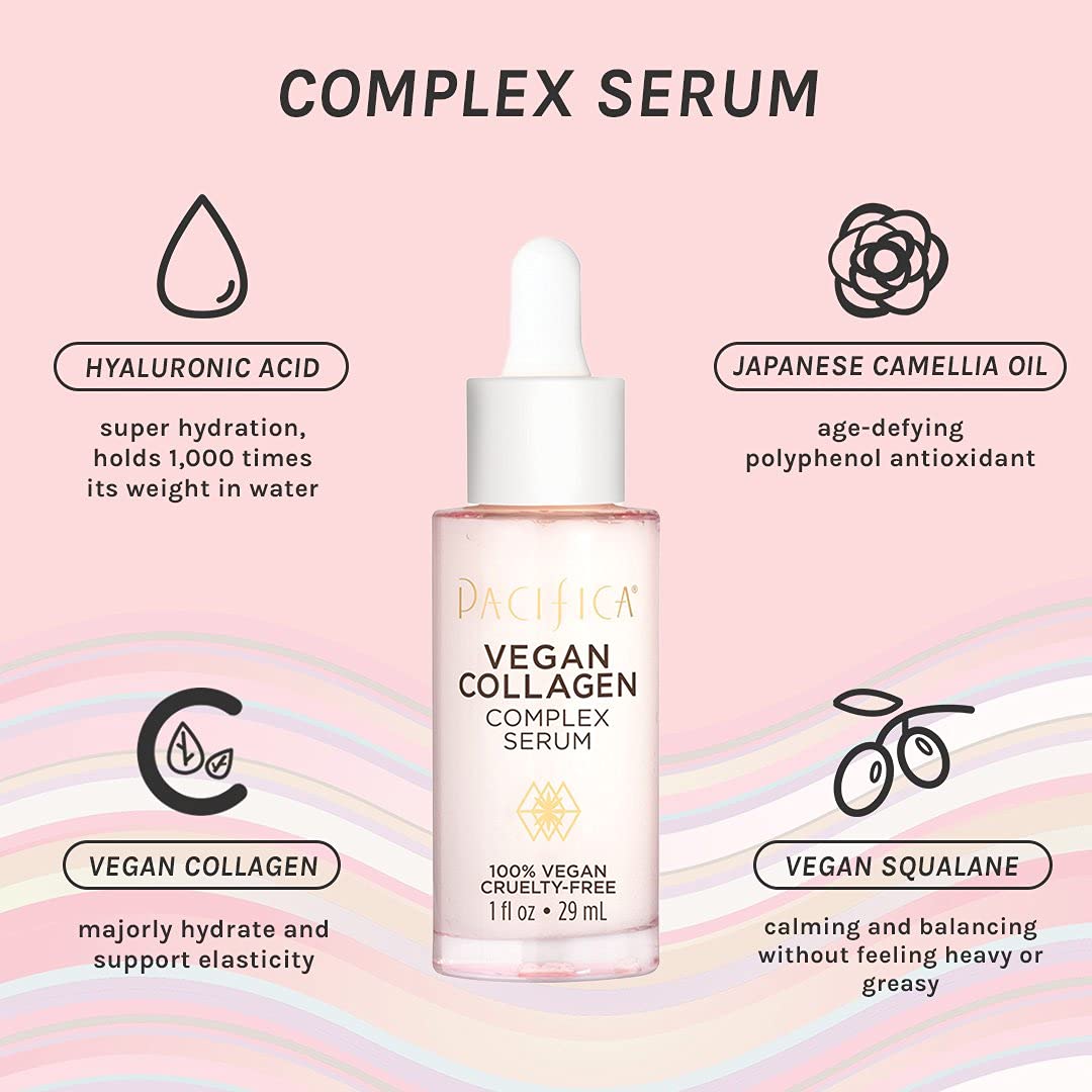 Foto 3 pulgar | Complejo De Colágeno Vegano Serum Pacifica Beauty 30 Ml - Venta Internacional.