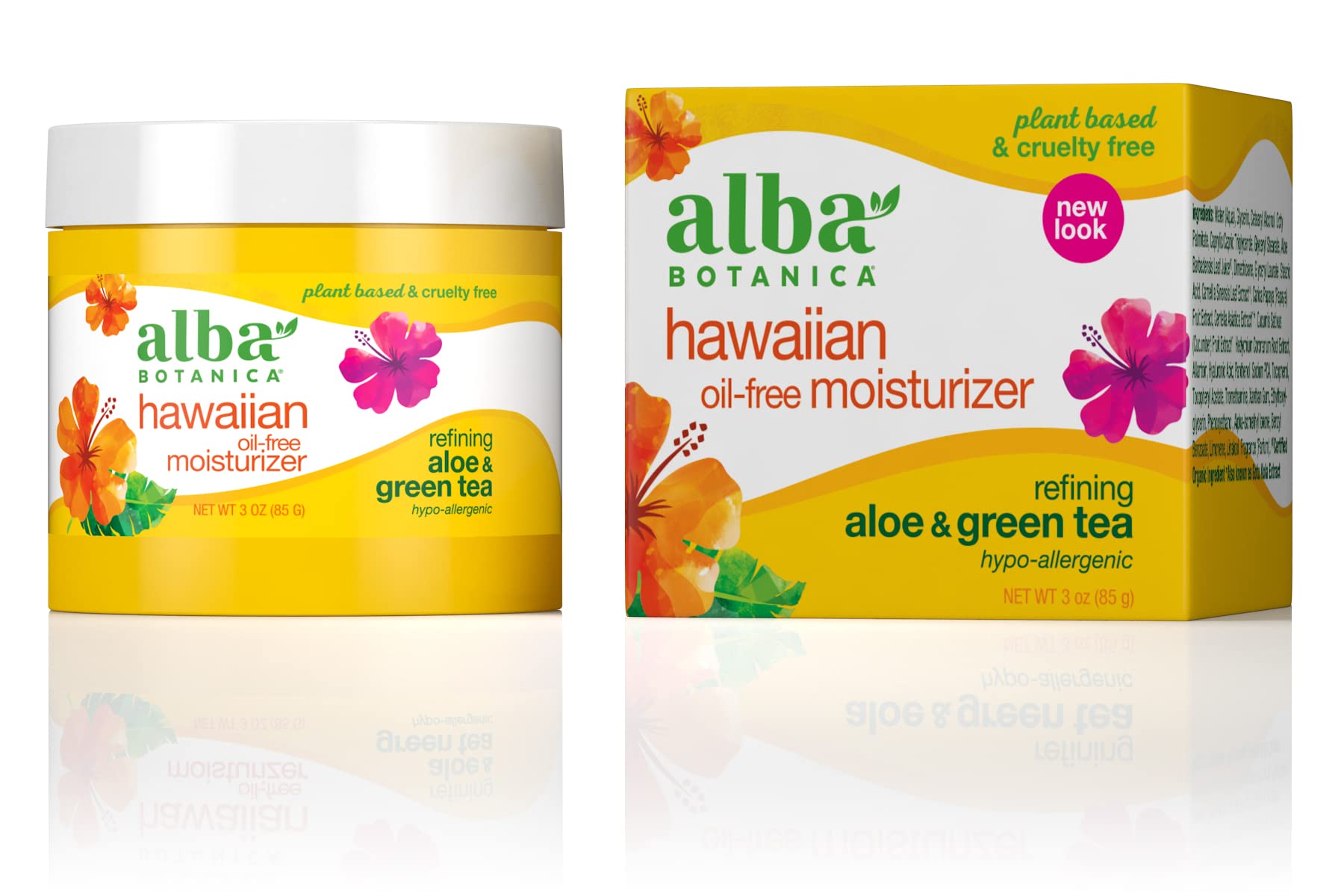 Crema Hidratante Alba Botanica Hawaiian, Sin Aceite, Refinante, 90 Ml - Venta Internacional.