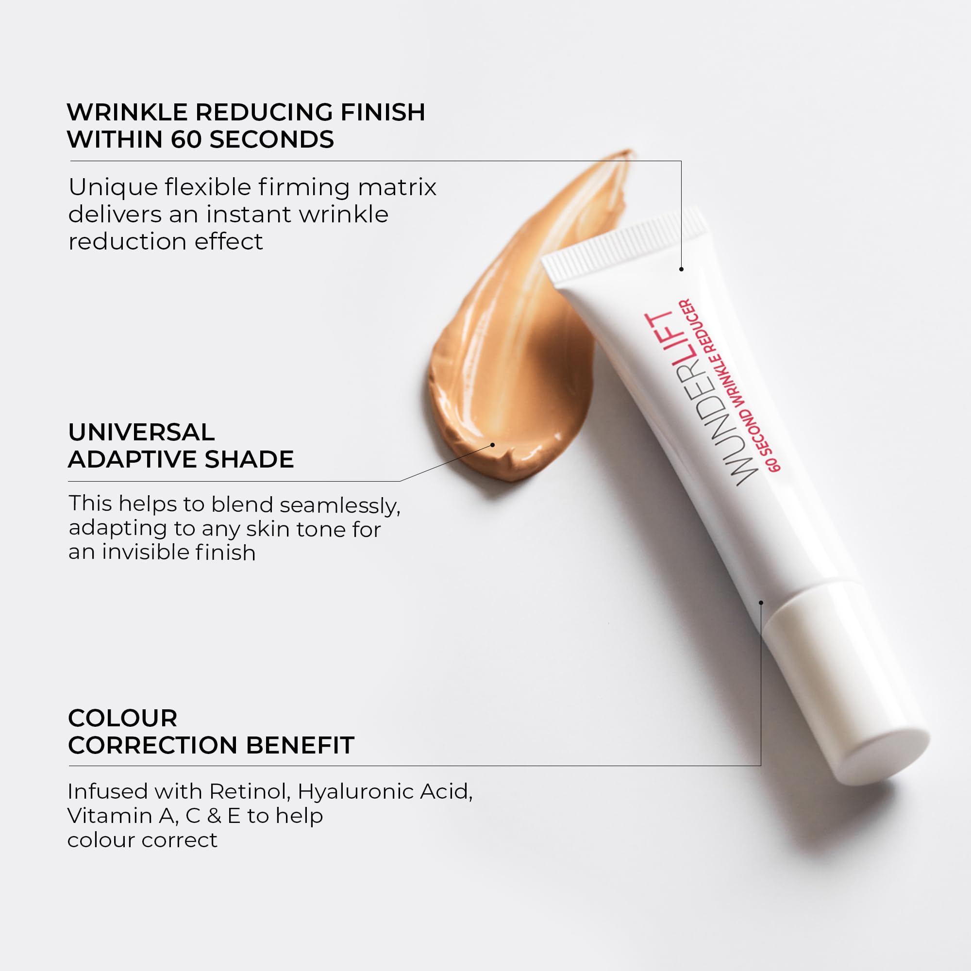 Foto 5 pulgar | Crema Reductora De Arrugas En Suero Para Debajo De Los Ojos Wunder2 Wunderlift - Venta Internacional.