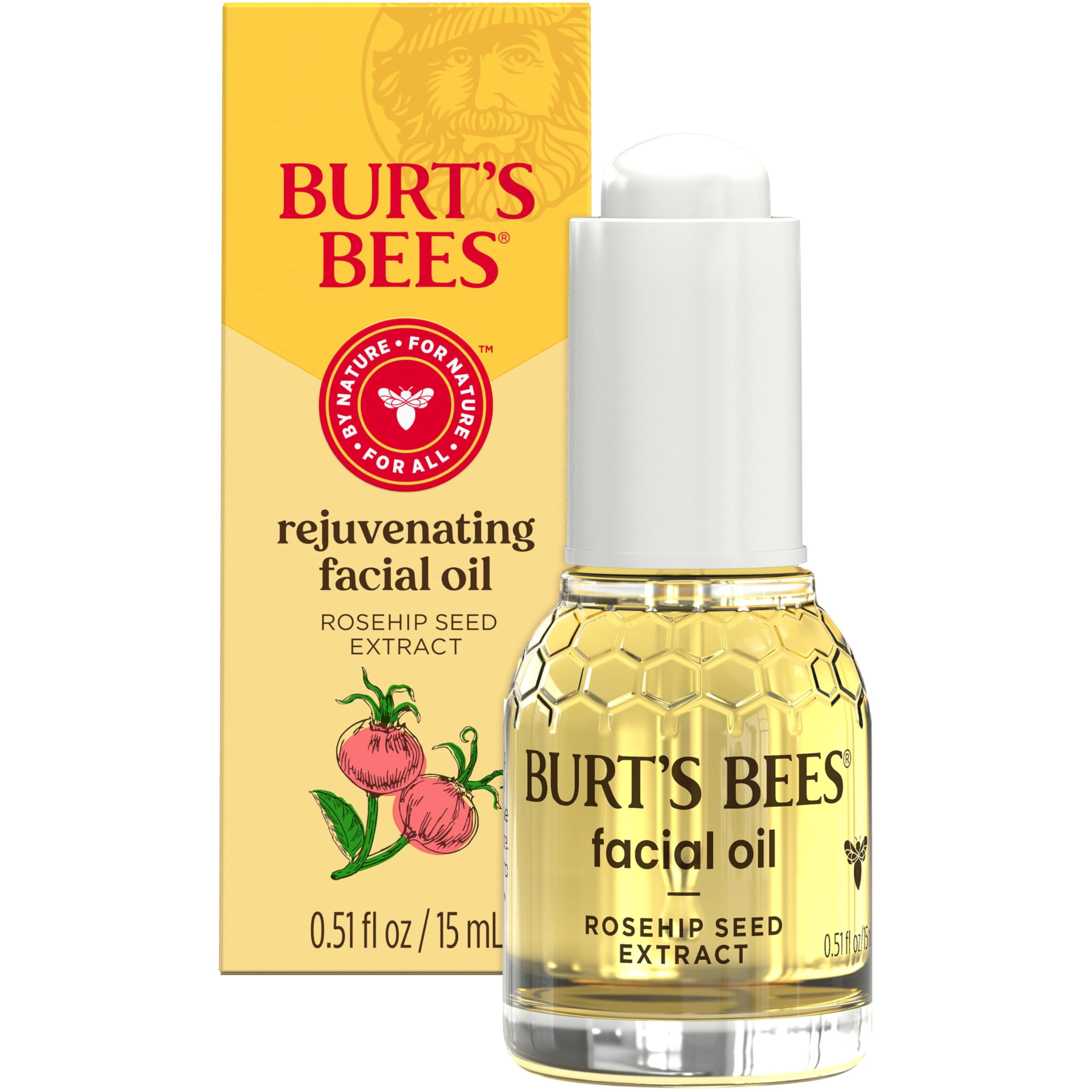 Aceite Facial Stocking Stuffers Burt's Bees Gua Sha, 15 Ml, Con Rosa Mosqueta - Venta Internacional.