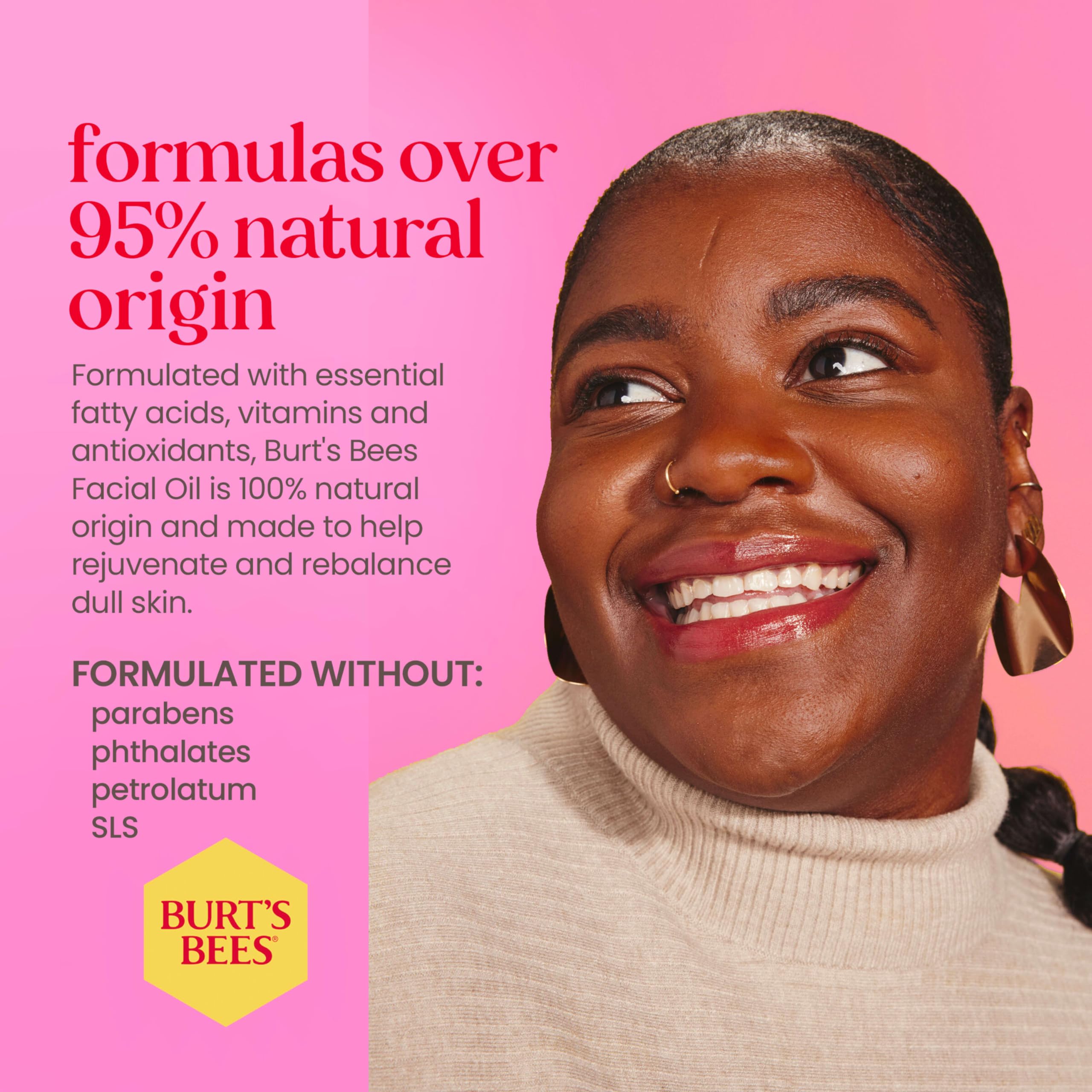 Foto 6 pulgar | Aceite Facial Stocking Stuffers Burt's Bees Gua Sha, 15 Ml, Con Rosa Mosqueta - Venta Internacional.