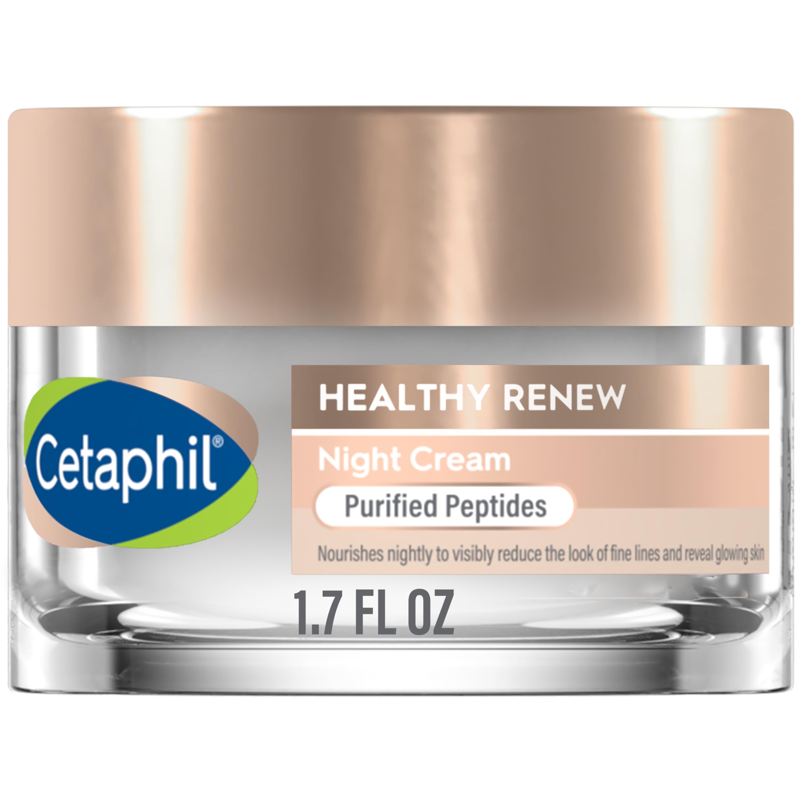 Foto 2 pulgar | Crema De Noche Cetaphil Healthy Renew Skin Tiening 50 Ml - Venta Internacional.