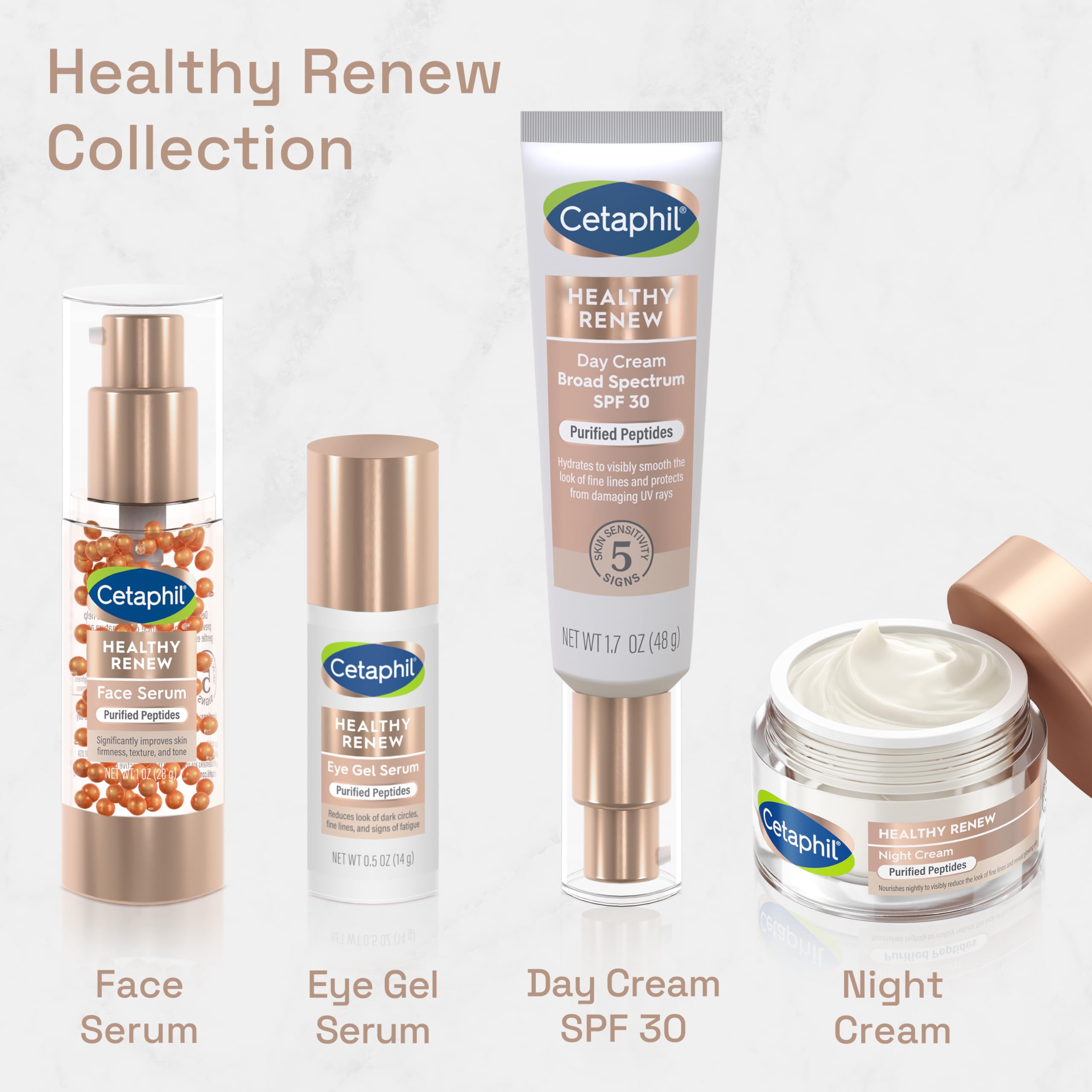 Foto 6 pulgar | Crema De Noche Cetaphil Healthy Renew Skin Tiening 50 Ml - Venta Internacional.