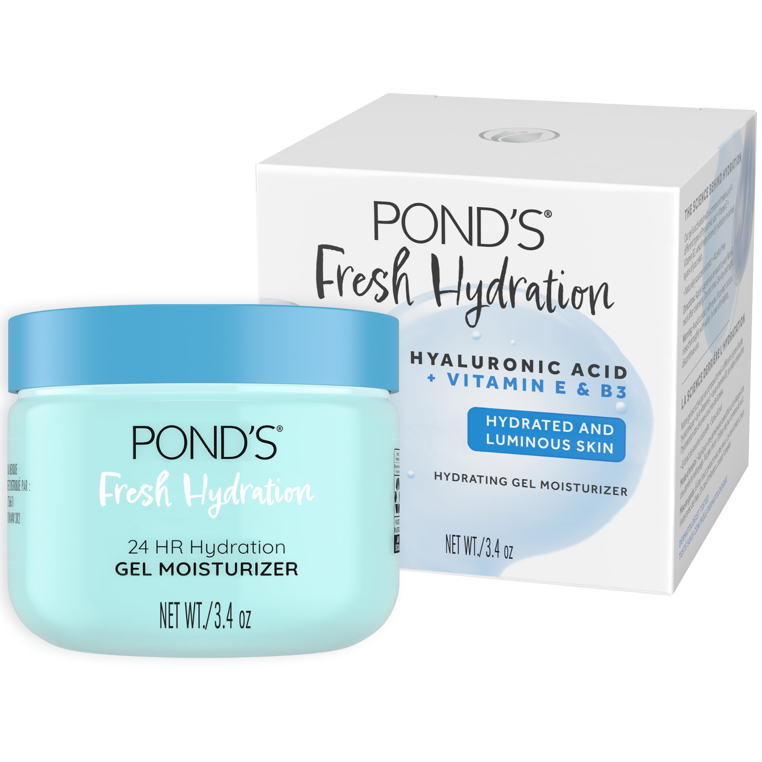 Crema Hidratante Pond's Ácido Hialurónico, Vitamina E Y B3 100 Ml - Venta Internacional.