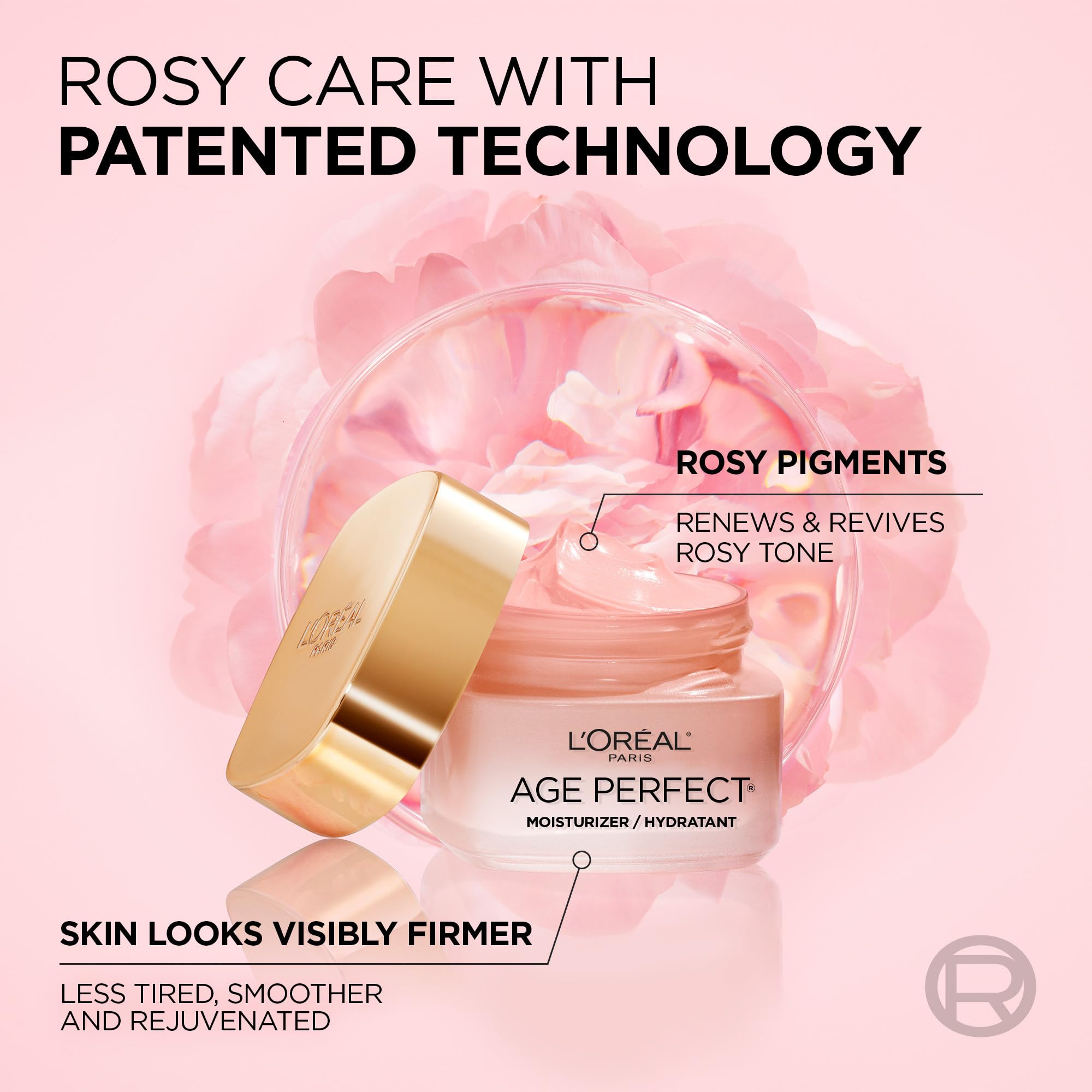 Foto 3 pulgar | Crema Hidratante L'oreal Paris Age Perfect Rosy Tone 50 Ml - Venta Internacional.
