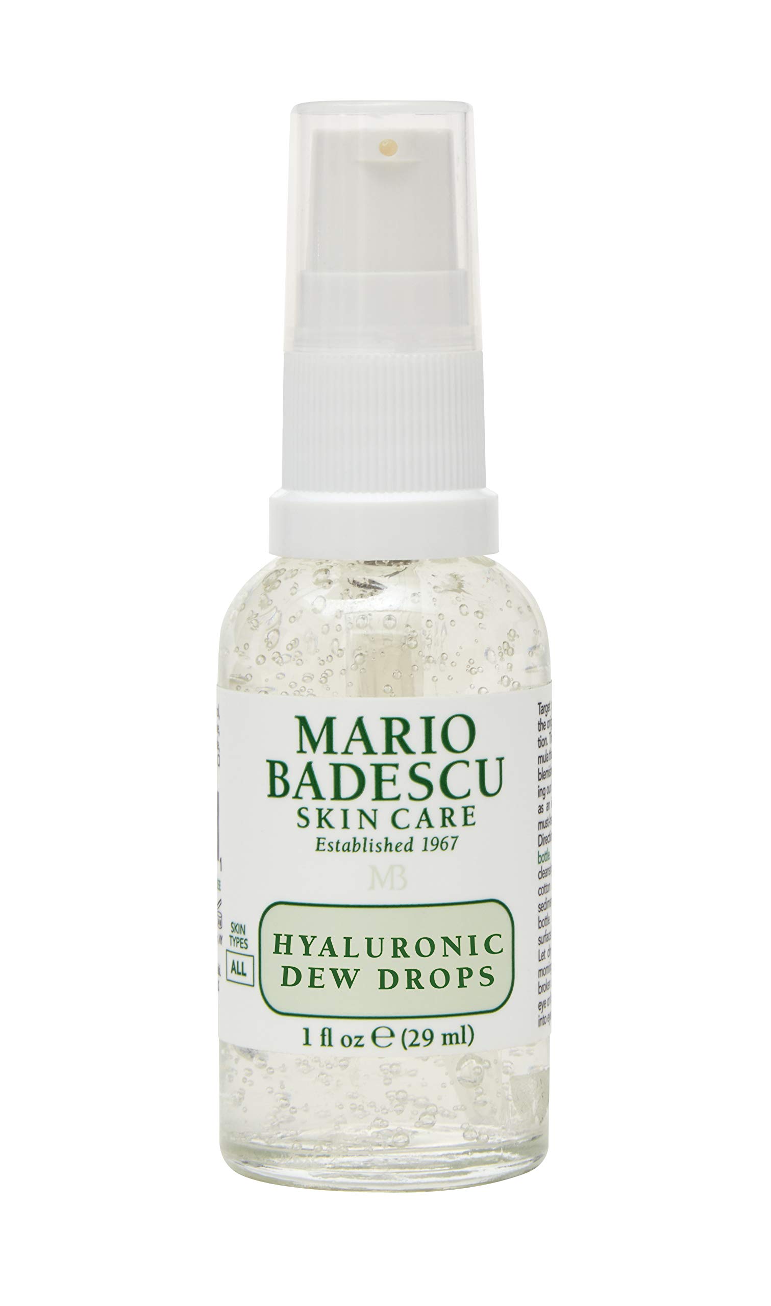 Gel Y Sérum Hidratante Hybrid Mario Badescu Hyaluronic Rocío Drops - Venta Internacional.