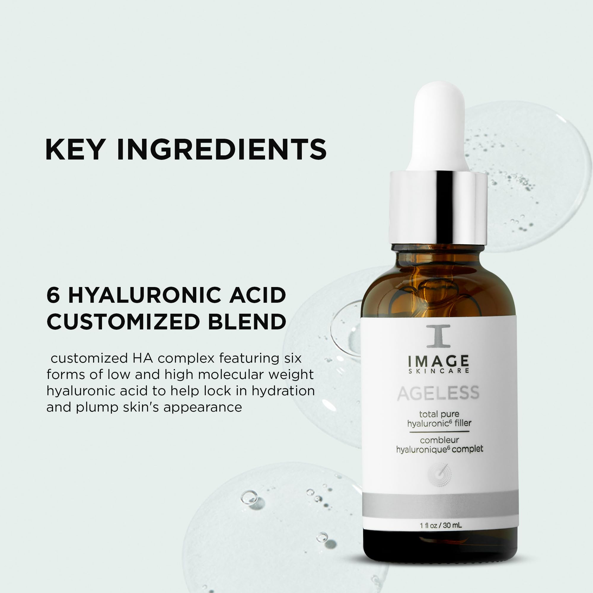 Foto 5 pulgar | Serum Image Skincare Ageless Total Pure Hyaluronic 6 Rellenador 30 Ml - Venta Internacional.