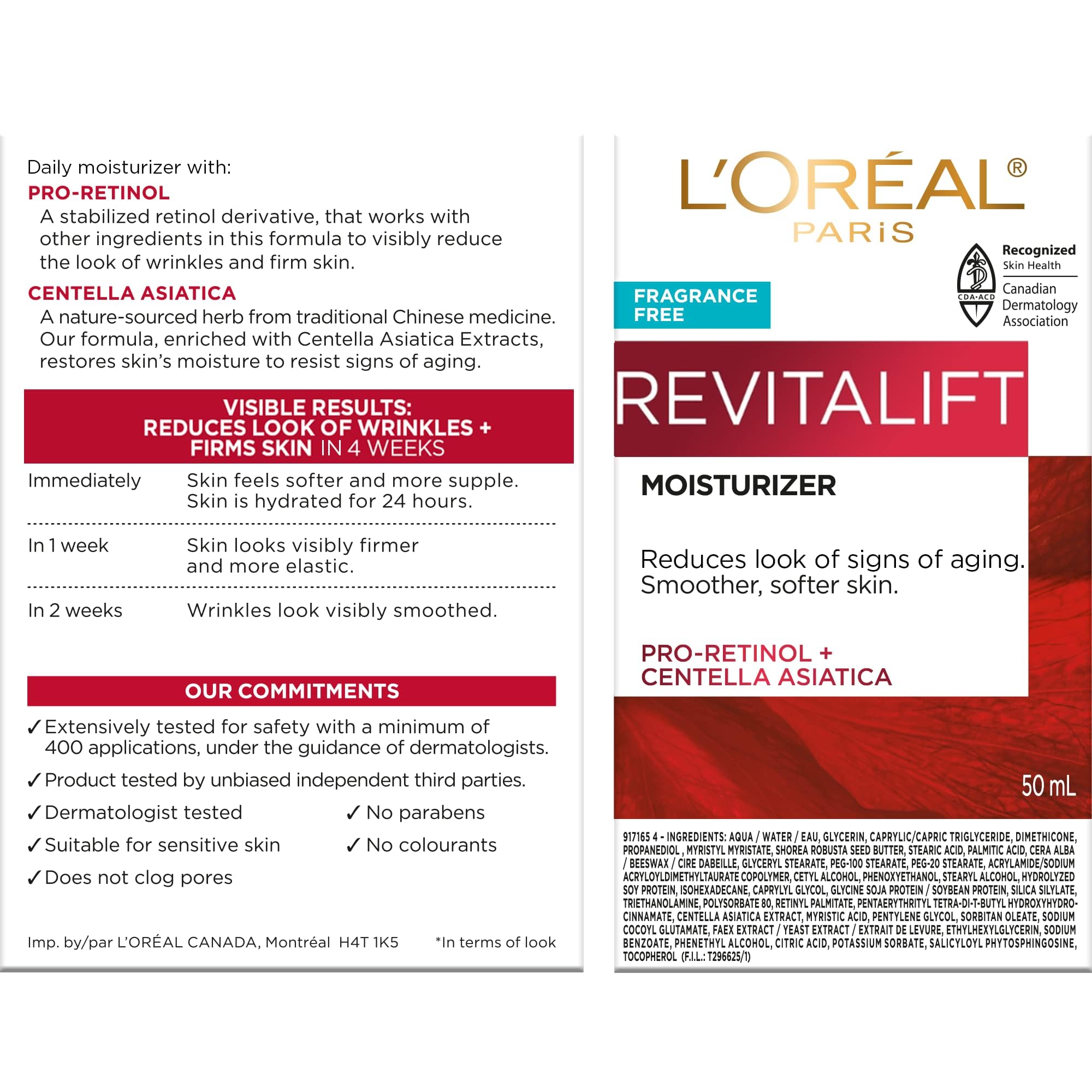 Foto 2 | Crema Hidratante L'oréal Paris Revitalift Antienvejecimiento 50 Ml - Venta Internacional.