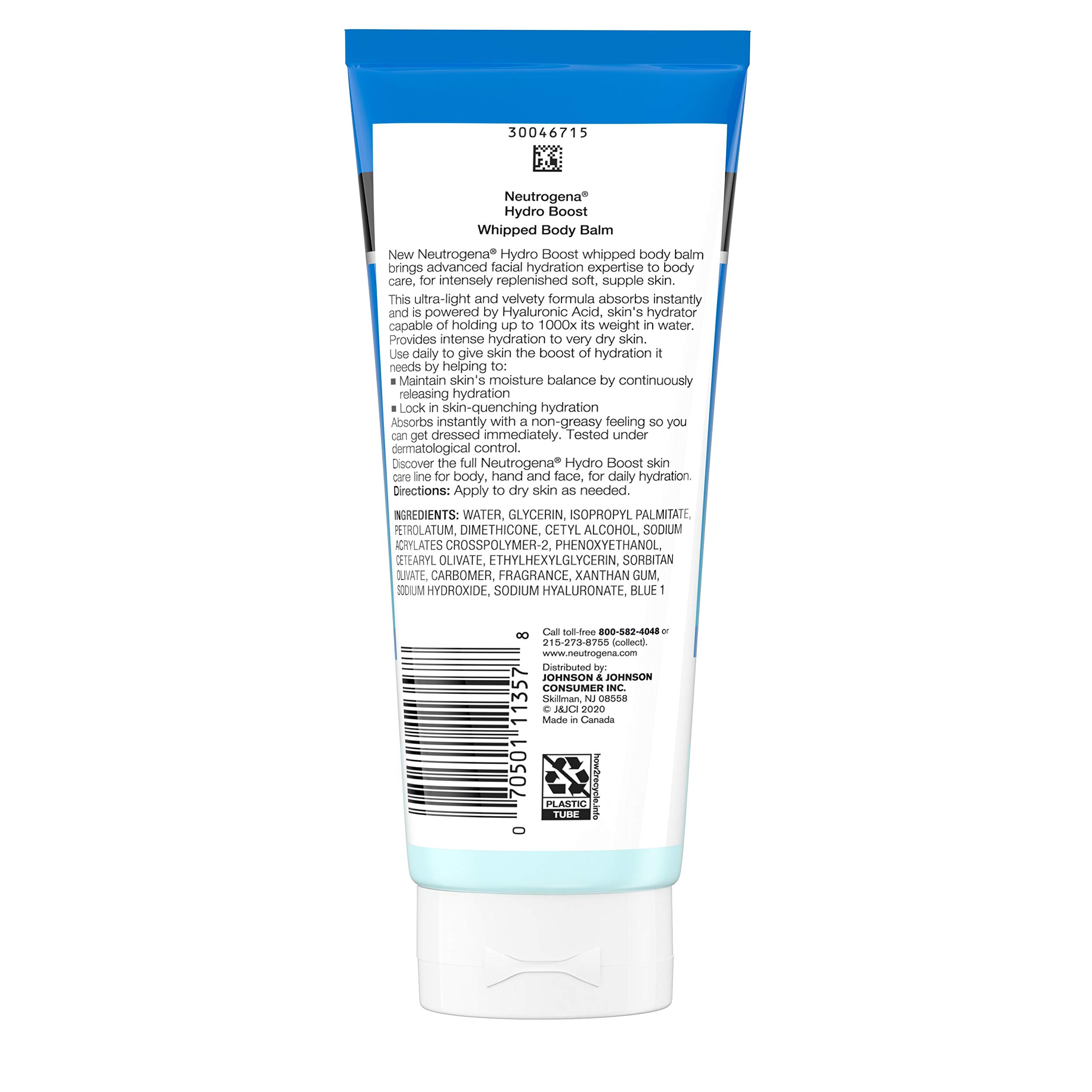 Foto 5 | Bálsamo Corporal Neutrogena Hydro Boost Whipped 200 Ml Para Piel Seca - Venta Internacional.