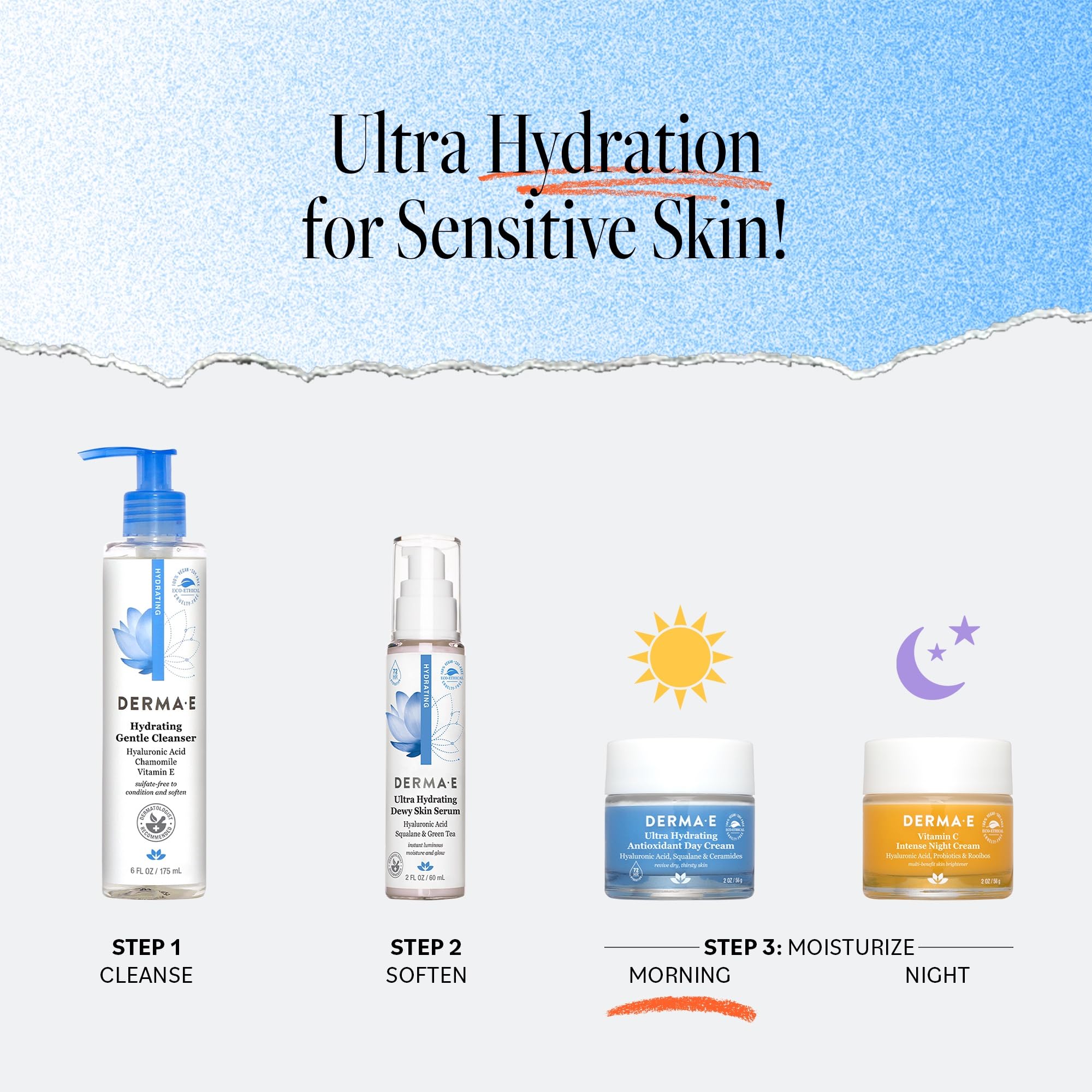 Foto 6 pulgar | Crema Hidratante De Día Antioxidante Ultrahidratante Derma-e 60 Ml - Venta Internacional.