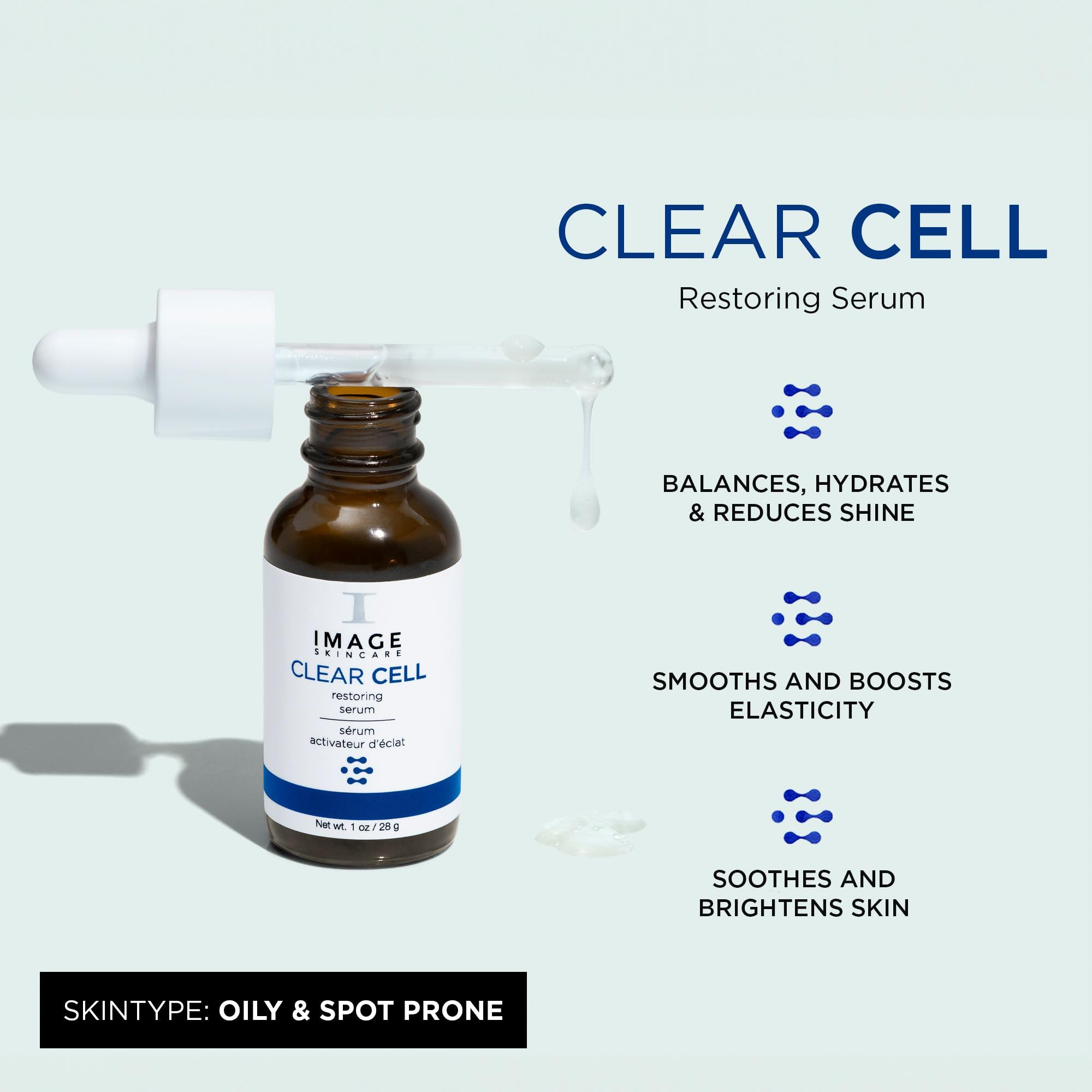 Foto 3 pulgar | Sérum Facial Image Skincare Clear Cell, Restaurador De Piel Grasa, 30 Ml - Venta Internacional.