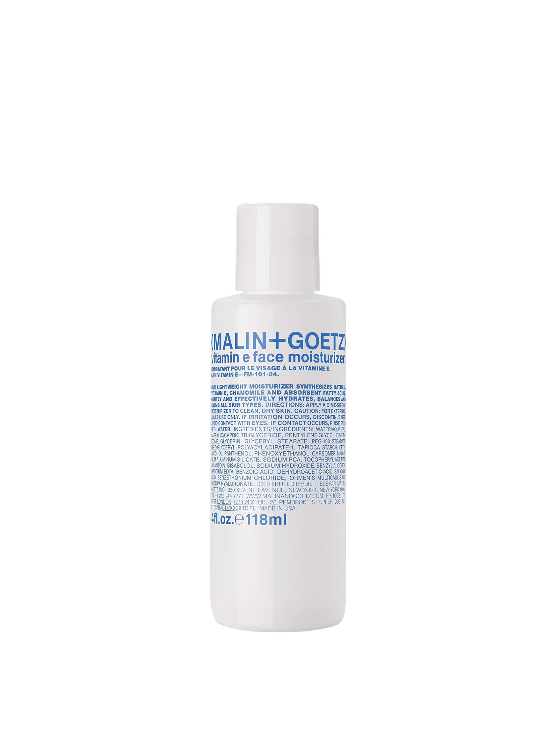 Crema Hidratante Malin+goetz Vitamina E 250 Ml Para Mujeres Y Hombres - Venta Internacional.
