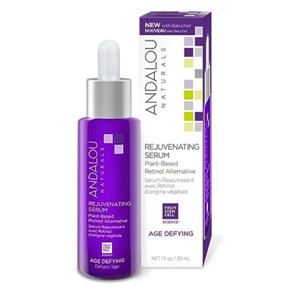 Sérum Andalou Naturals Rejuvenecedor Con Retinol A Base De Plantas, 30 Ml - Venta Internacional.