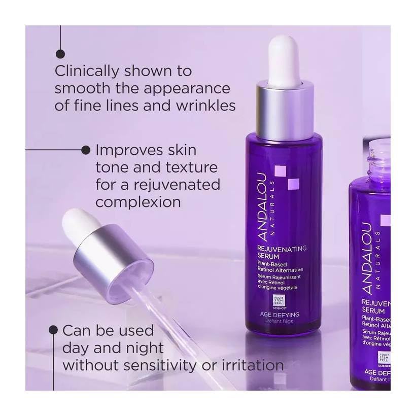Foto 6 pulgar | Sérum Andalou Naturals Rejuvenecedor Con Retinol A Base De Plantas, 30 Ml - Venta Internacional.