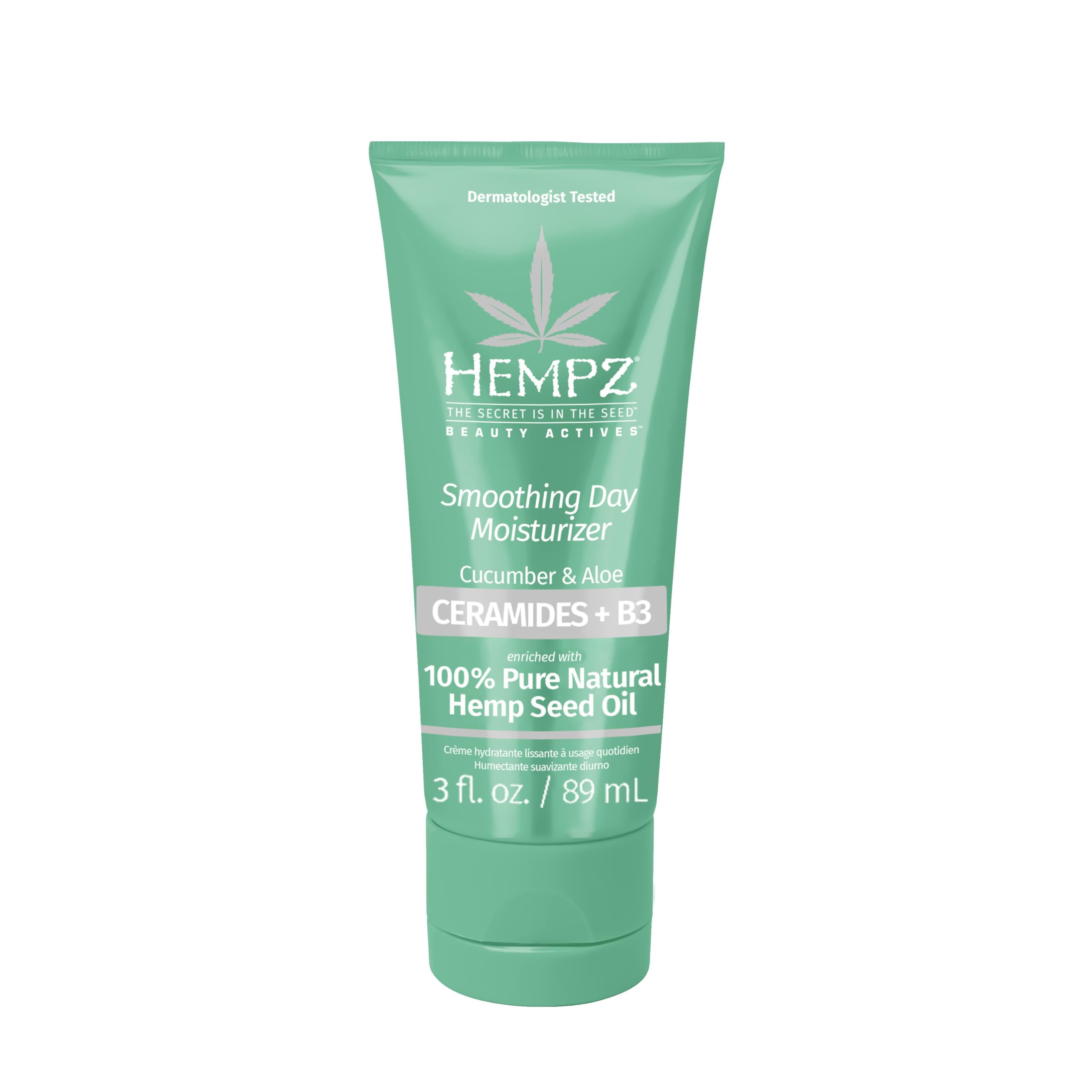 Crema Hidratante Hempz, Pepino Y Aloe, Suavizante De Día, 90 Ml - Venta Internacional.