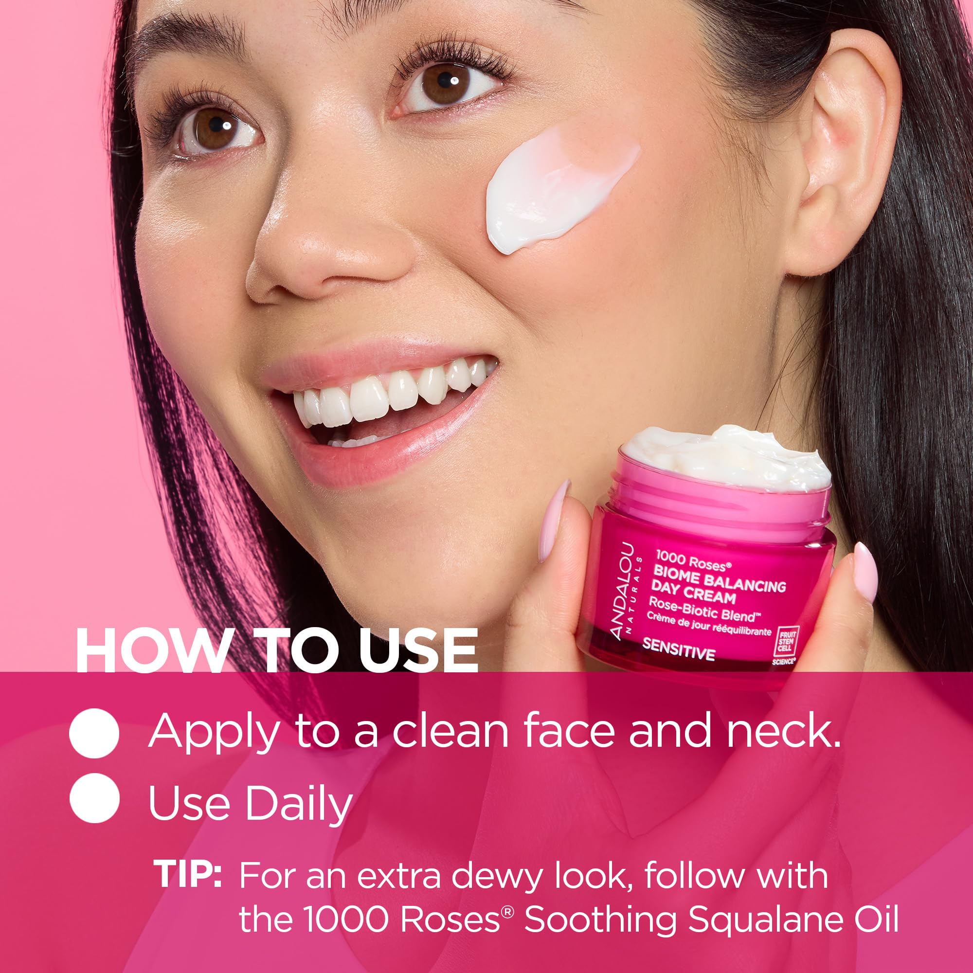 Foto 6 pulgar | Crema De Día Andalou Naturals 1000 Roses  Biome Balancing - Venta Internacional.