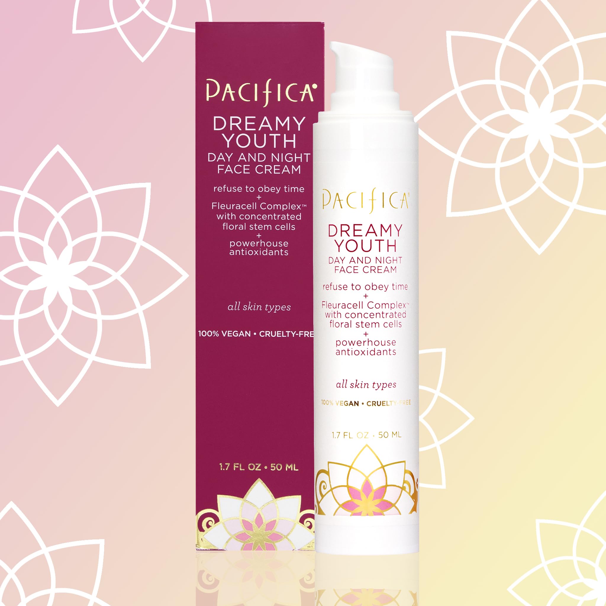 Foto 8 pulgar | Pack De 2 Unidades De Crema Hidratante Pacifica Beauty Dreamy Youth Para Día Y Noche - Venta Internacional.