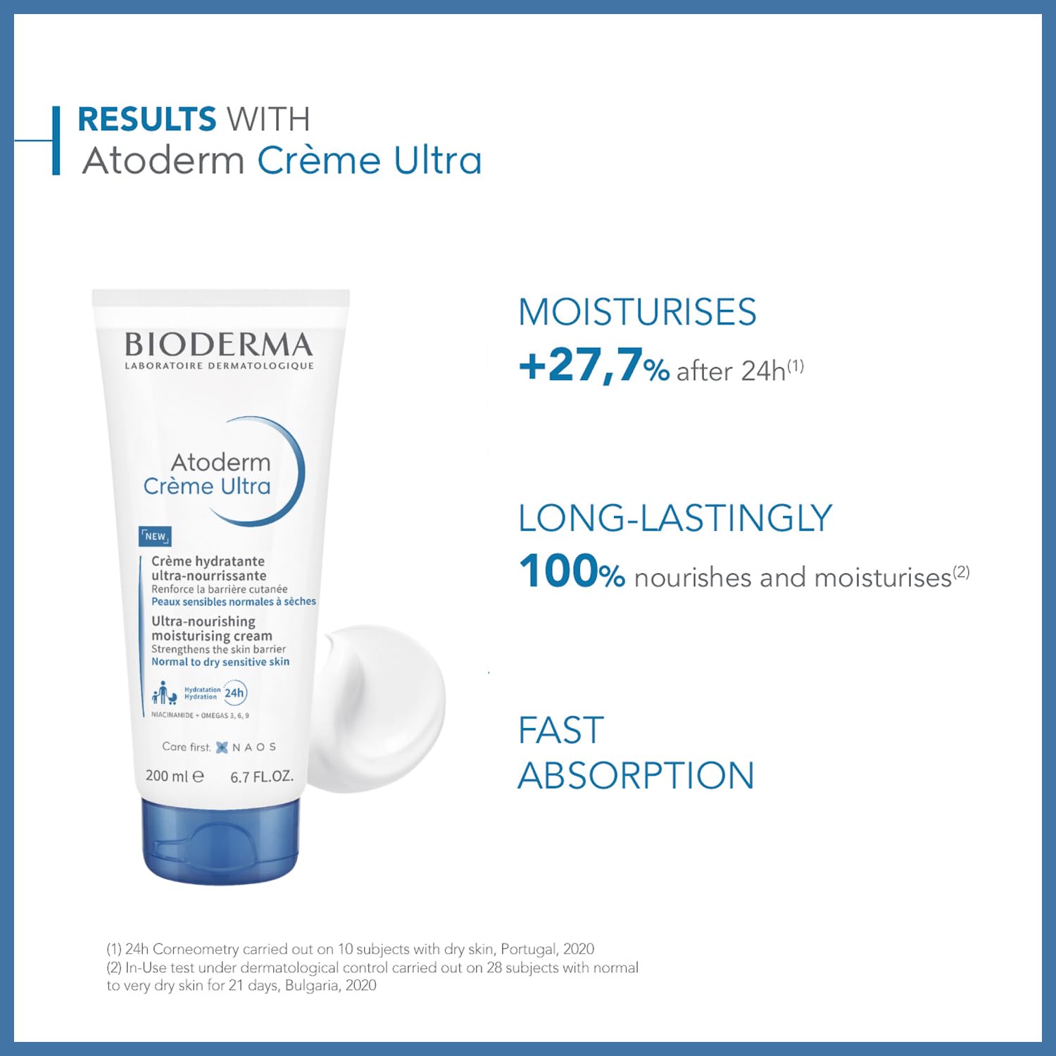 Foto 3 pulgar | Crema Bioderma Atoderm Ultra 200 Ml Hidratante Nutritiva - Venta Internacional.