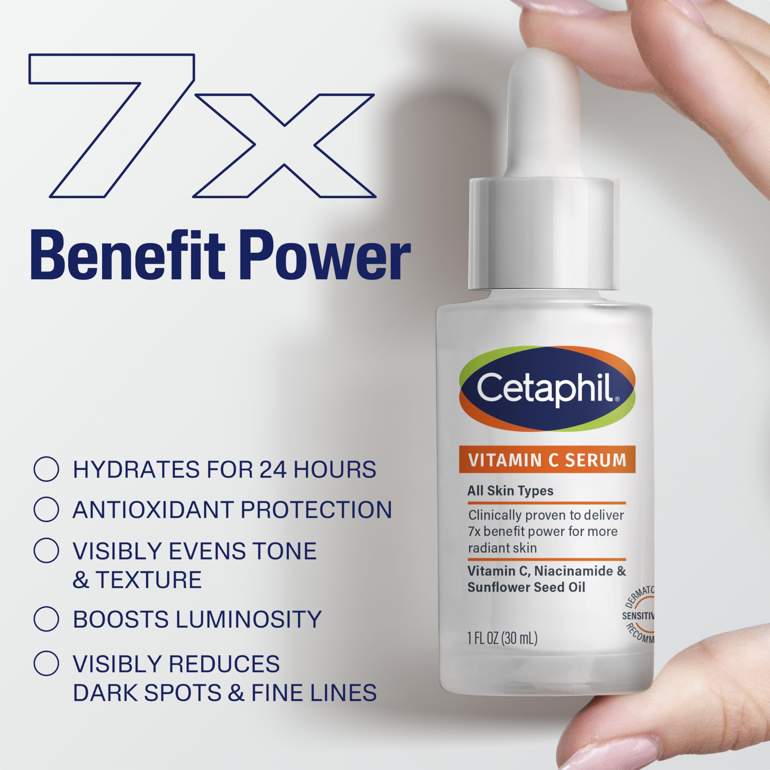 Foto 7 pulgar | Serum Cetaphil Vitamina C 30 Ml Que Reduce Visiblemente Las Manchas Oscuras - Venta Internacional.