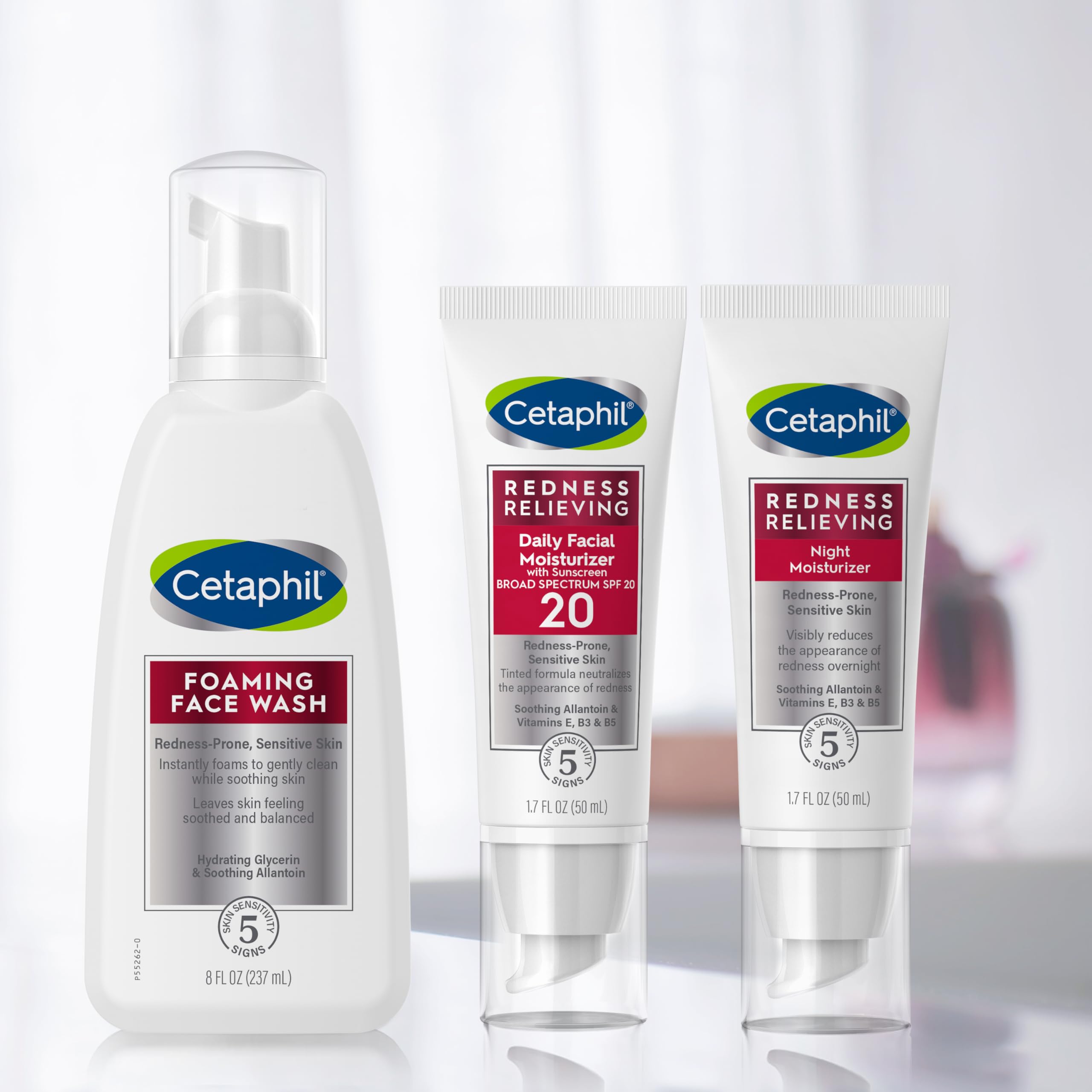 Foto 6 pulgar | Jabón Facial Cetaphil Para Aliviar El Enrojecimiento, 240 Ml, Para Pieles Sensibles - Venta Internacional.