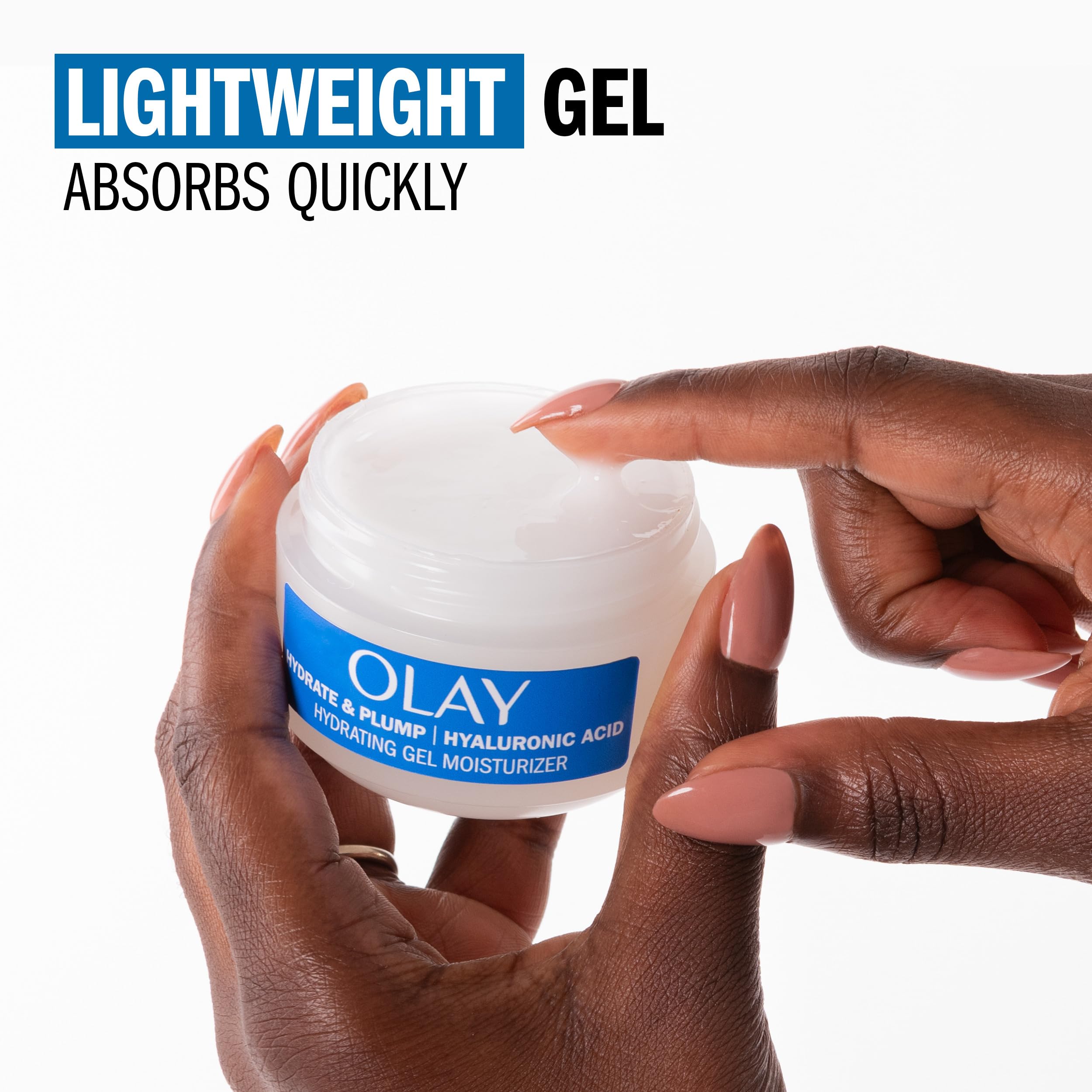 Foto 8 pulgar | Gel Hialurónico Olay Plump & Hydrate Para Piel Seca, 60 Ml - Venta Internacional.