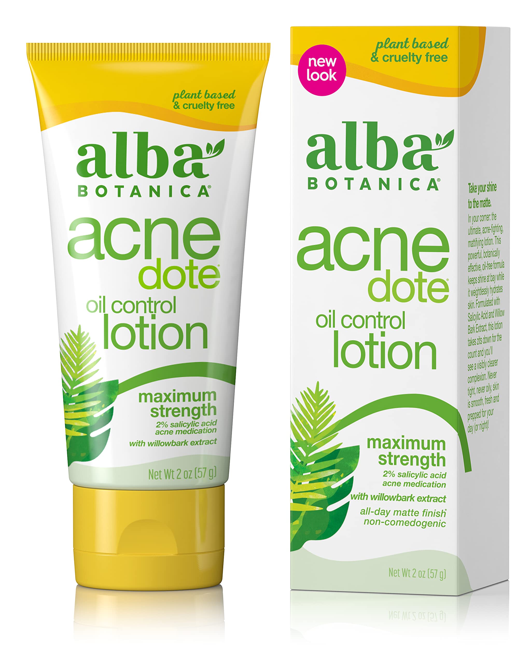 Loción Alba Botanica Acnedote Maximum Strength Oil Control 60 Ml - Venta Internacional.