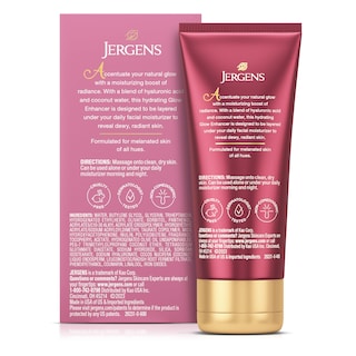 Foto 5 | Potenciador De Brillo Facial Jergens Melanin Glow Con Ácido Hialurónico, 60 Ml - Venta Internacional.