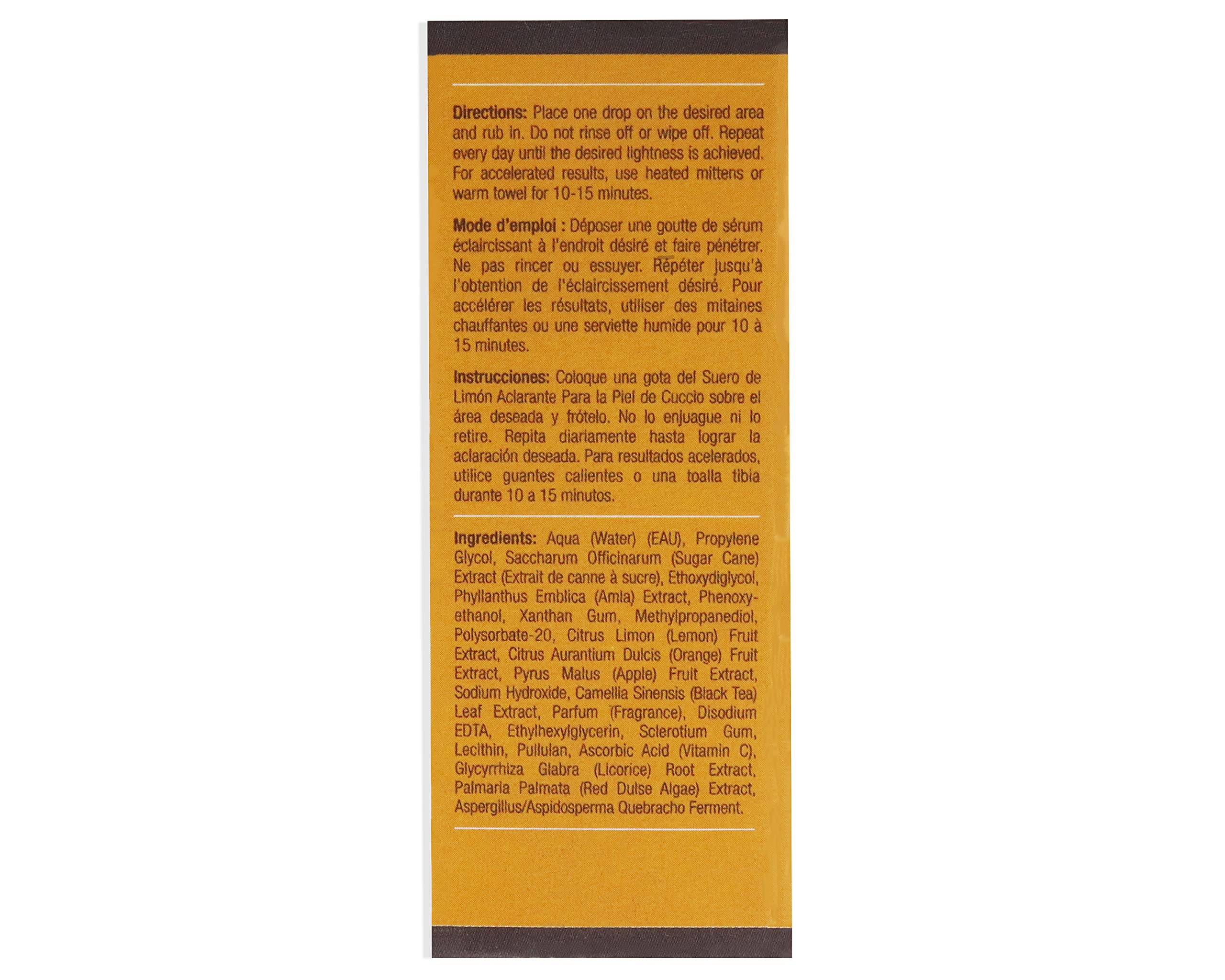 Foto 5 pulgar | Sérum Aclarador De Piel Con Limón Cuccio Naturale, 7 Ml - Venta Internacional.