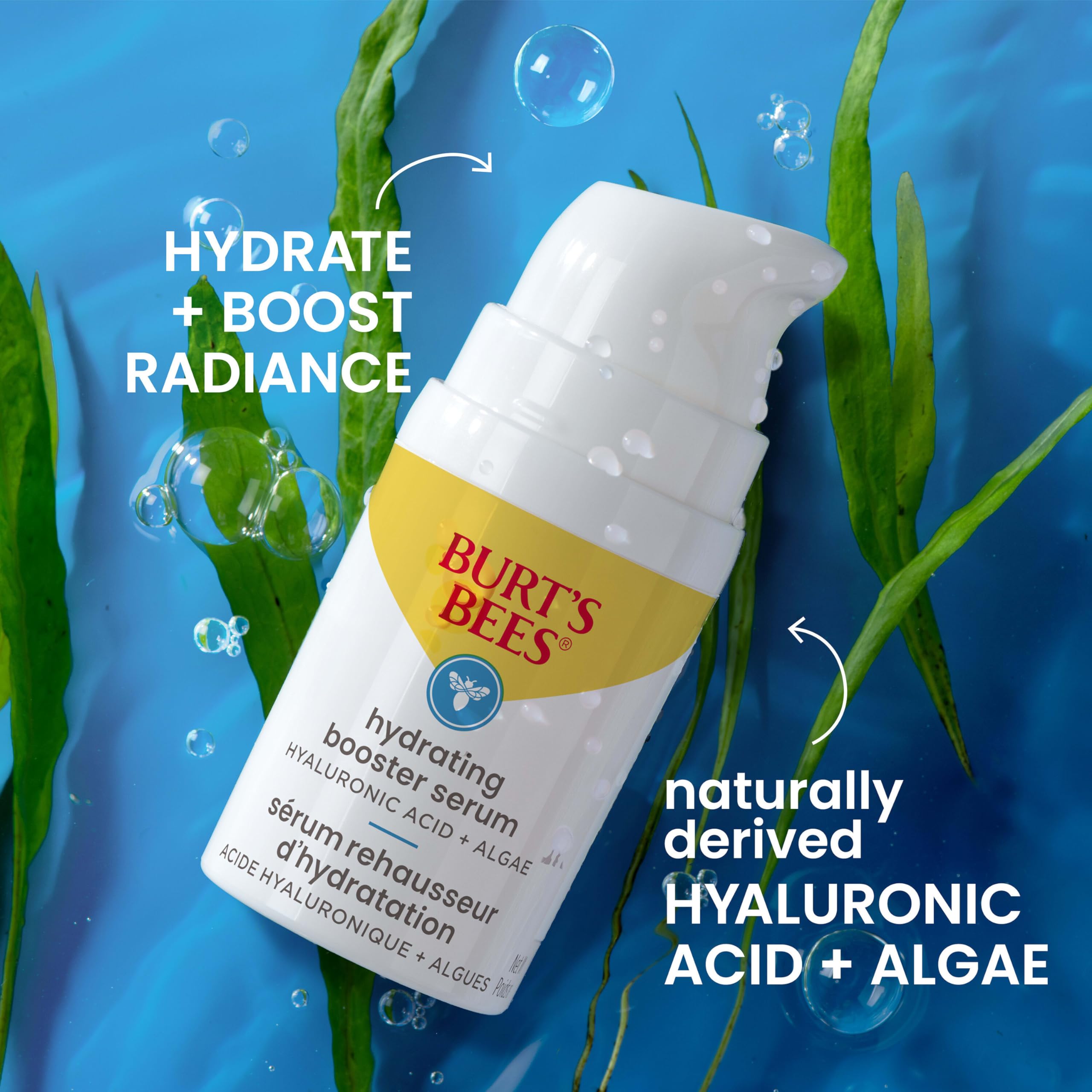 Foto 4 pulgar | Sérum Facial Burt's Bees Con Ácido Hialurónico, Potenciador Hidratante, 30 Ml - Venta Internacional.