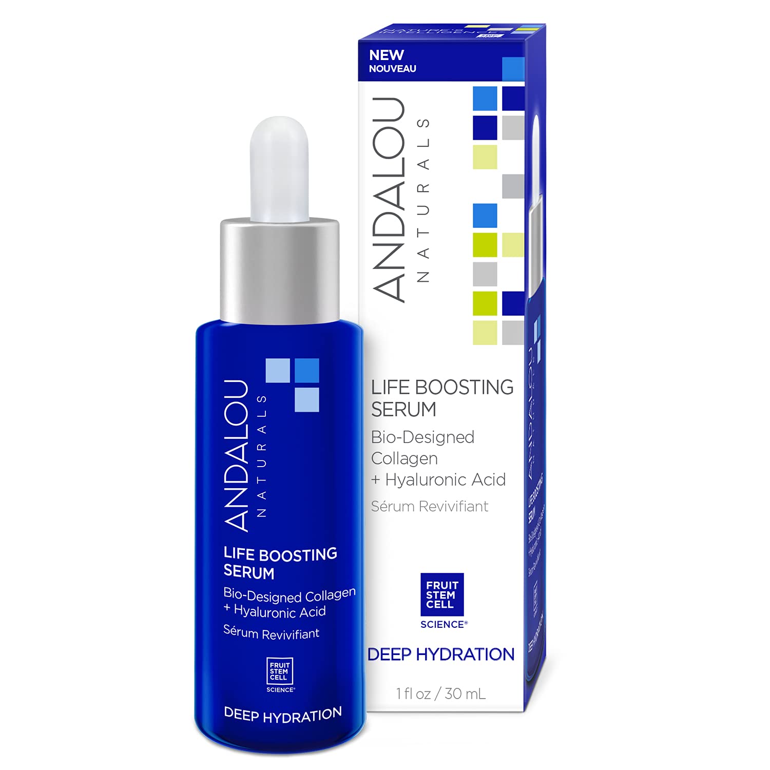 Serum Andalou Naturals Colágeno + Ácido Hialurónico 30 Ml - Venta Internacional.