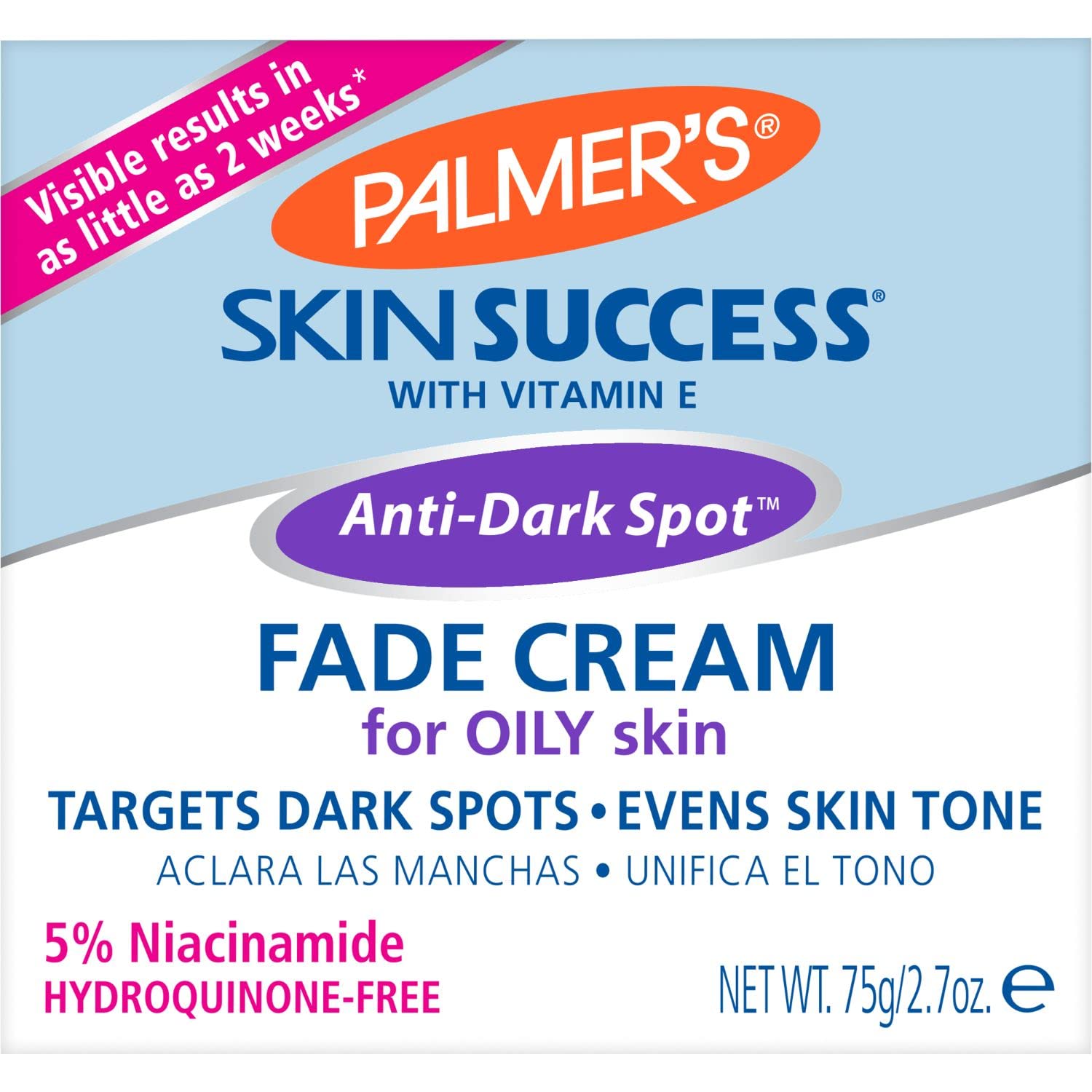 Foto 4 pulgar | Crema Desmaquillante Palmer's Skin Success Eventone Para Piel Grasa, 80 Ml - Venta Internacional.