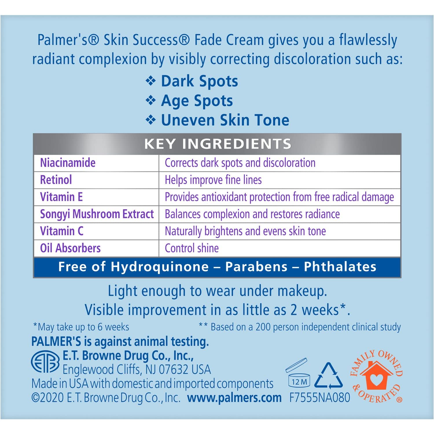 Foto 5 pulgar | Crema Desmaquillante Palmer's Skin Success Eventone Para Piel Grasa, 80 Ml - Venta Internacional.